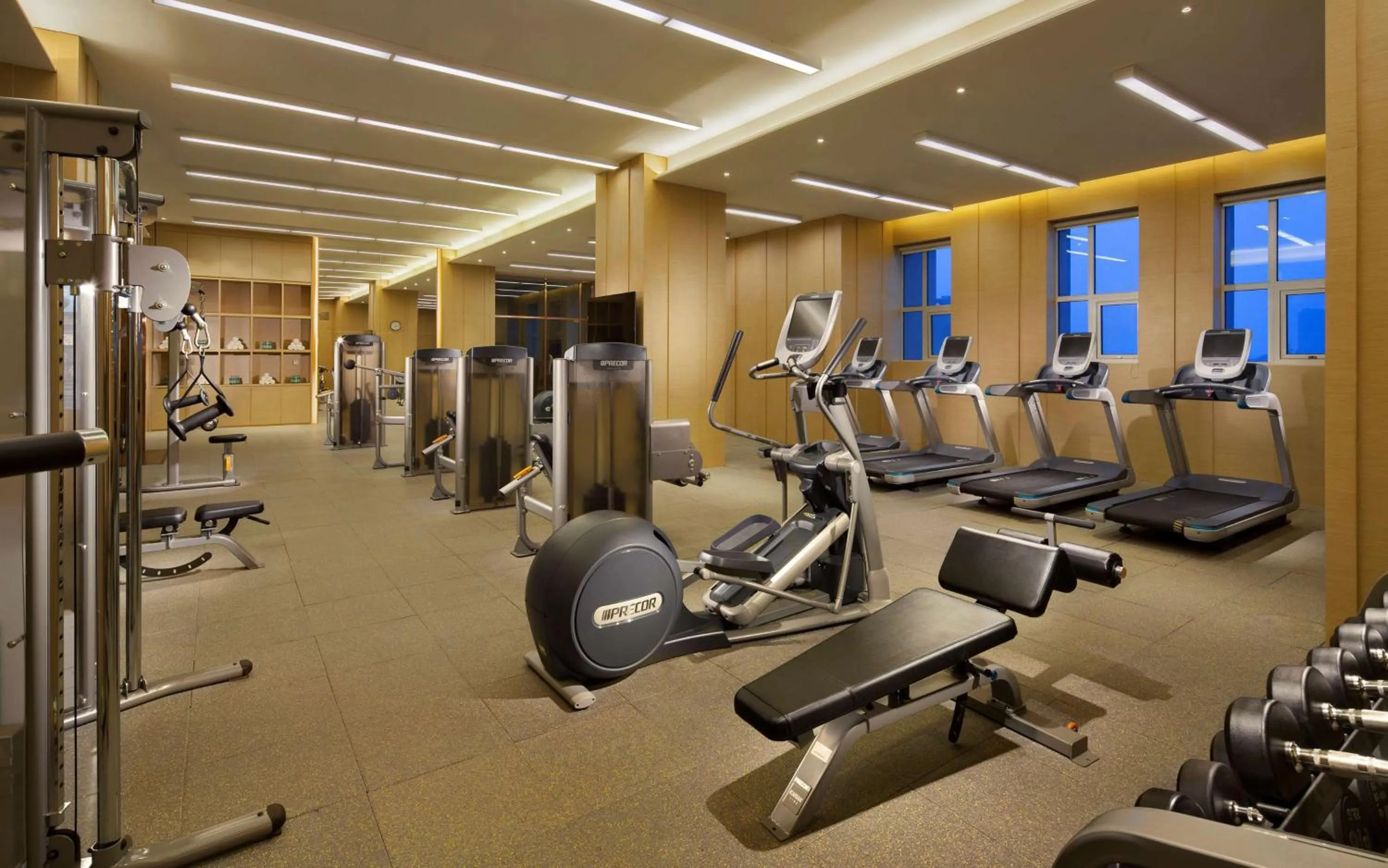 Fitness centre/facilities in DoubleTree by Hilton Hotel Qingdao-Jimo Ancient City
