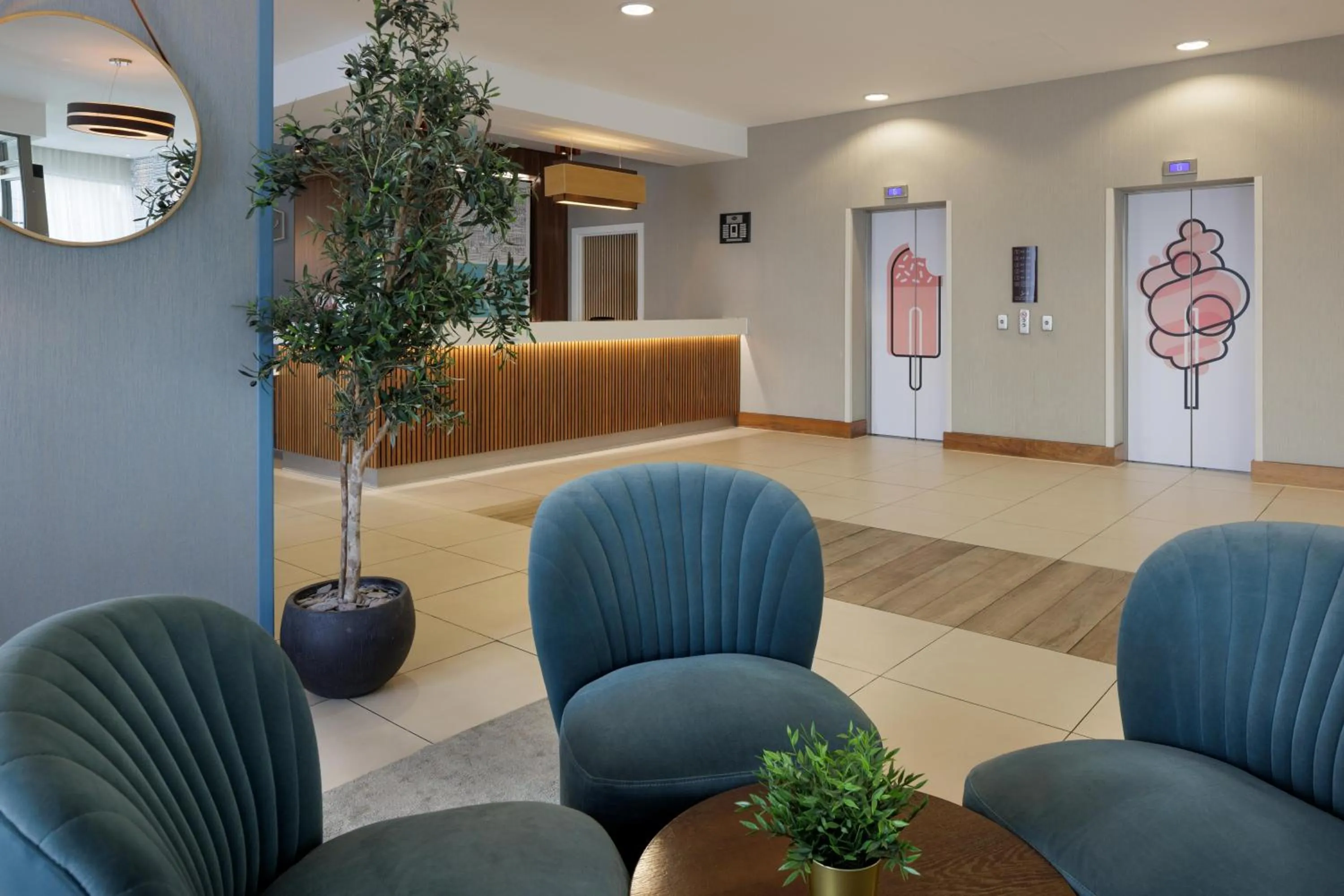 Lobby or reception in Hampton by Hilton Bournemouth