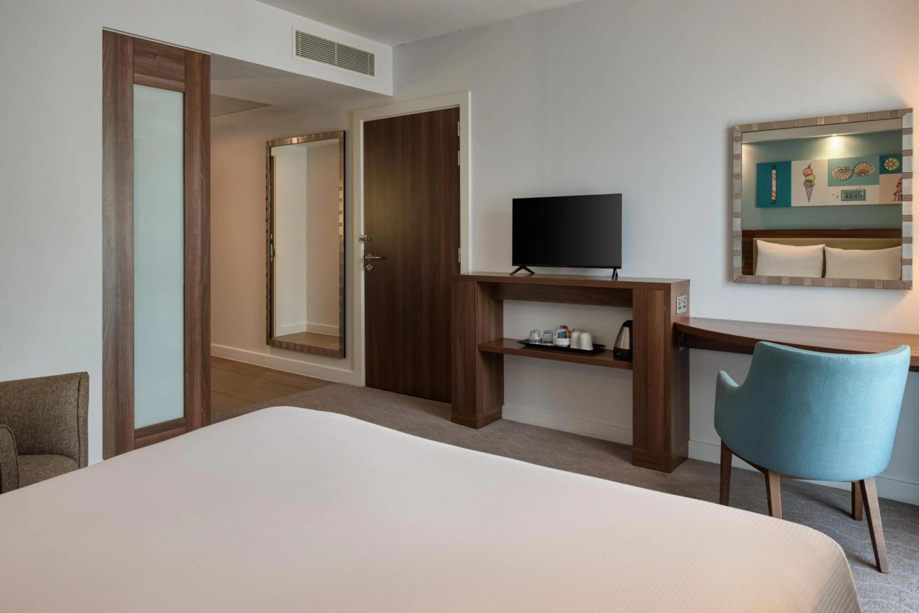 Bedroom, Bed in Hampton by Hilton Bournemouth