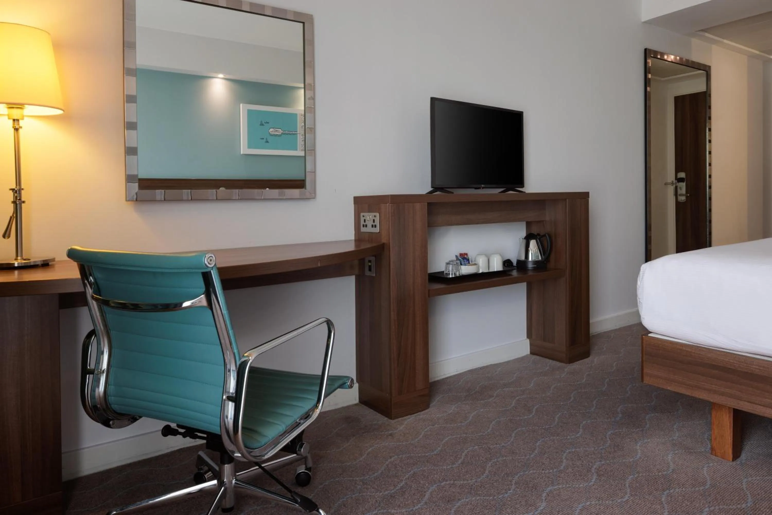 Bedroom, Bed in Hampton by Hilton Bournemouth