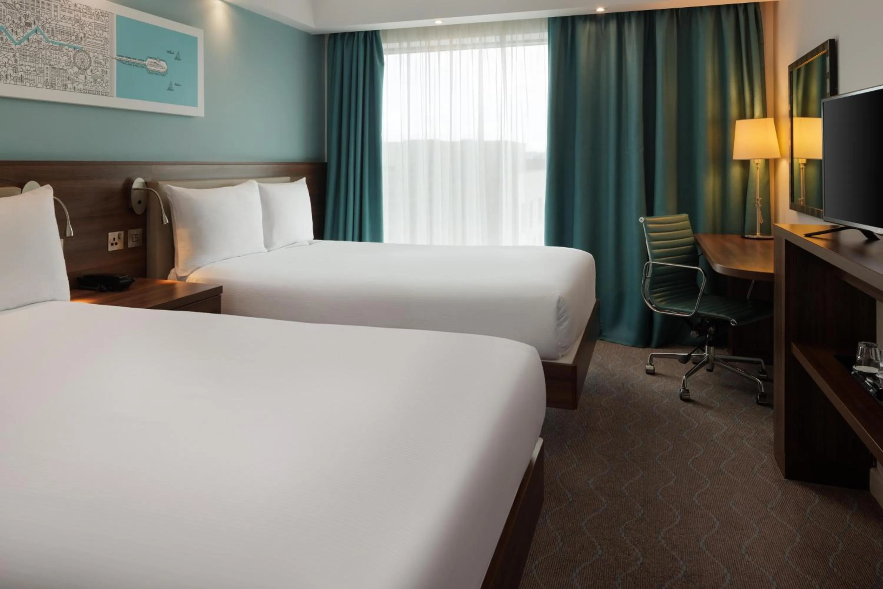 Bed in Hampton by Hilton Bournemouth