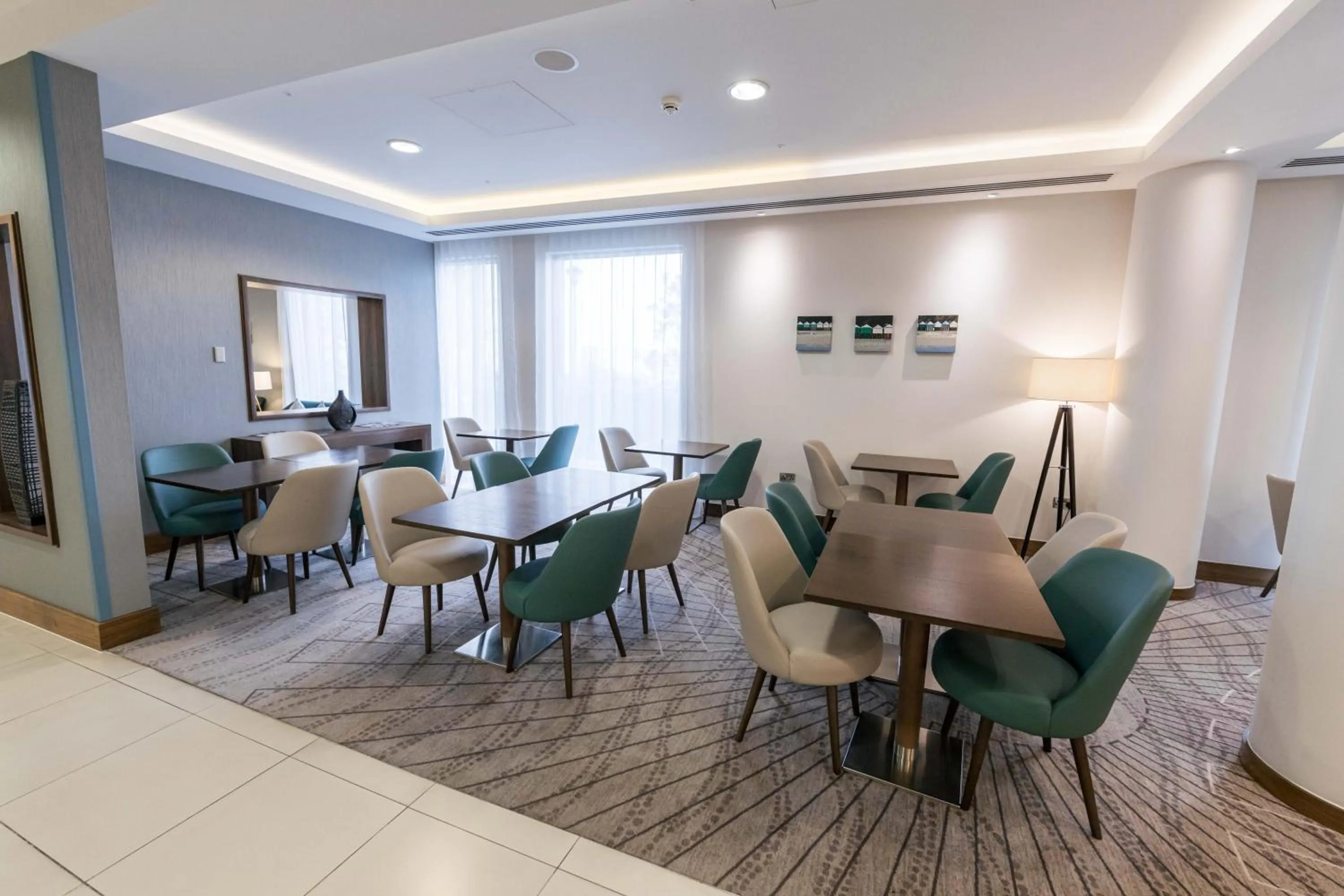 Seating area in Hampton by Hilton Bournemouth