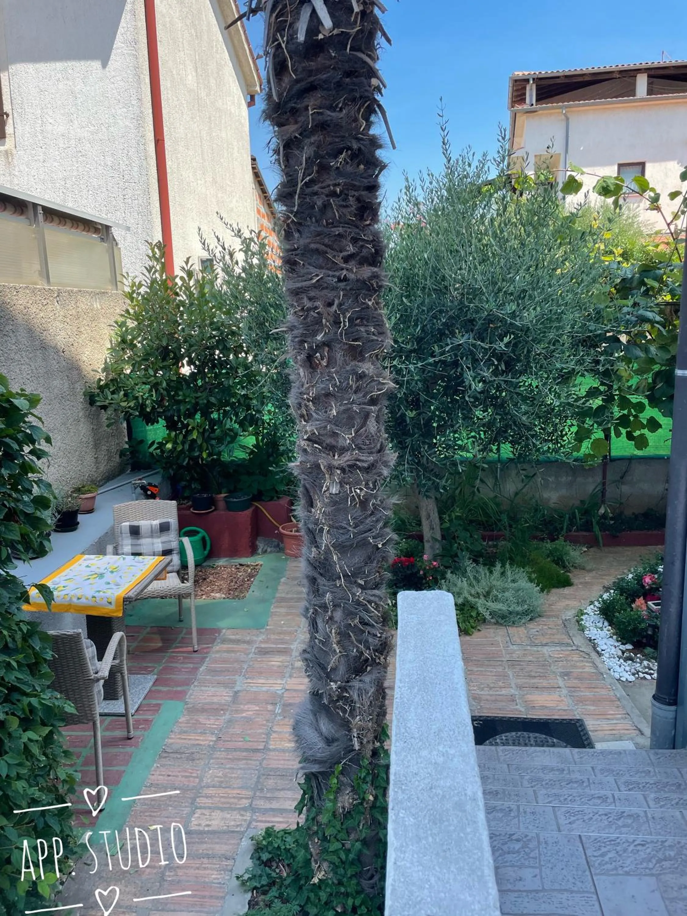 Garden in Apartments Mery