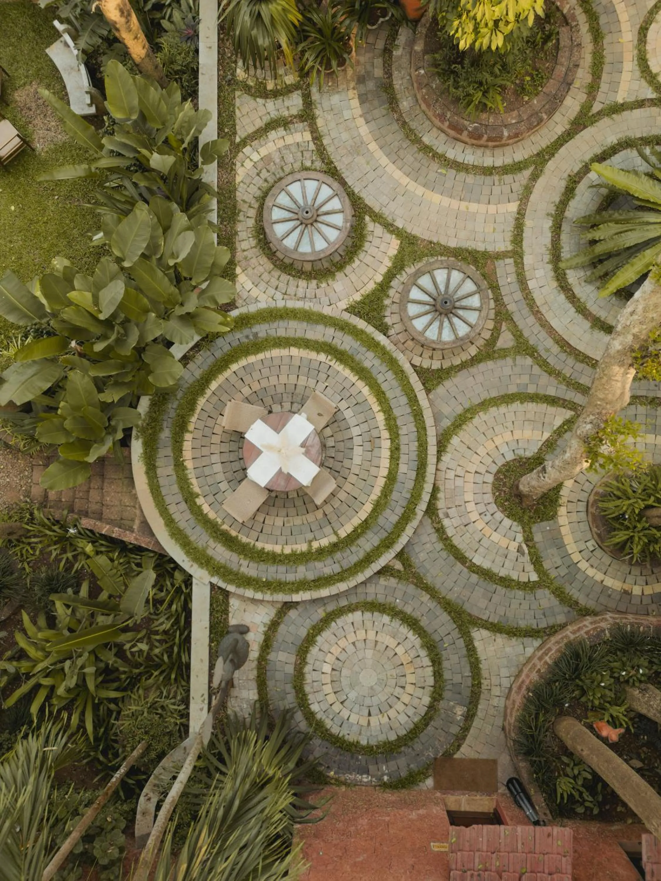 Garden in Brij Paraiso Saligao, Goa - An Indo-Portuguese Villa