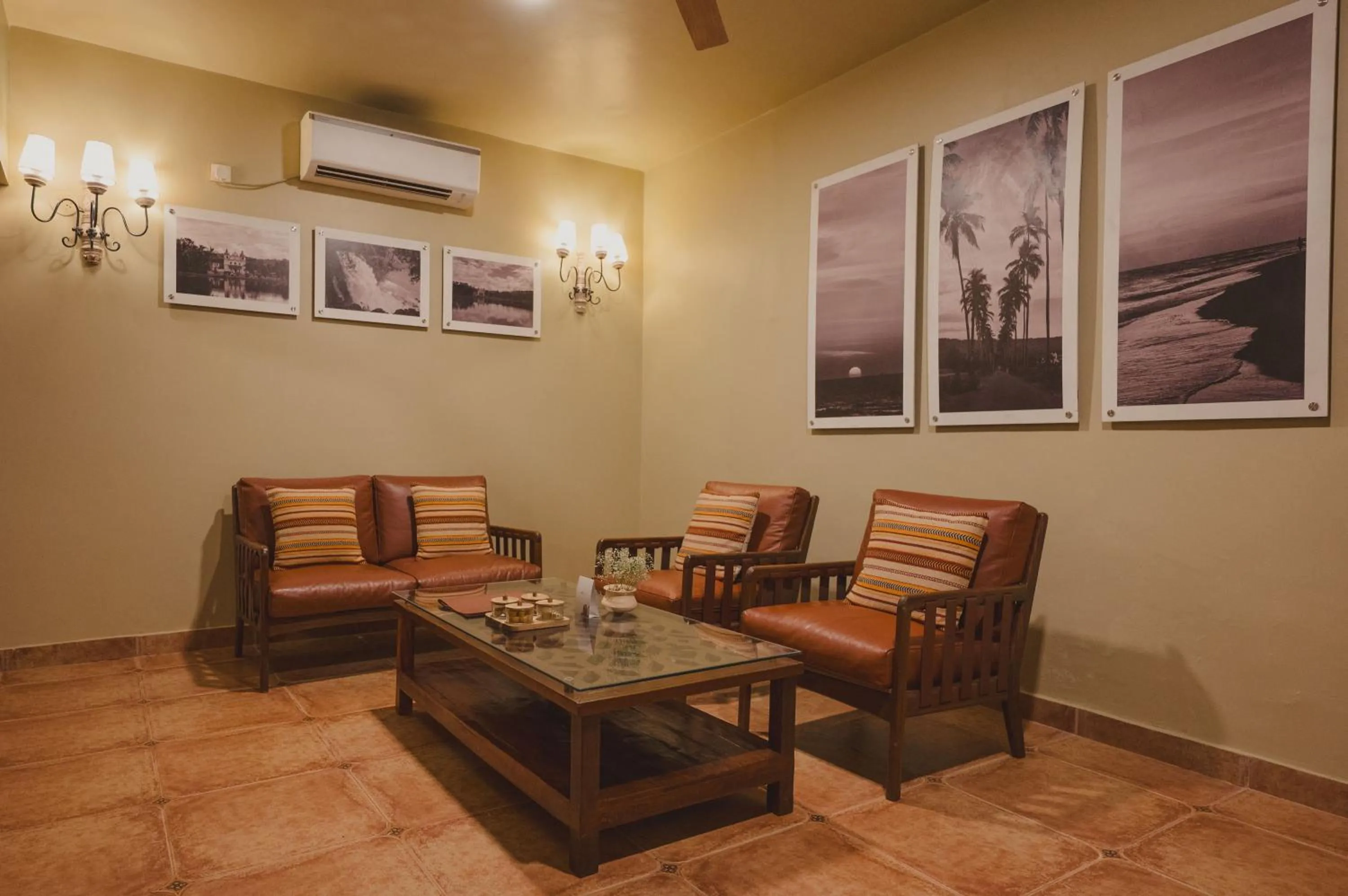 Seating area in Brij Paraiso Saligao, Goa - An Indo-Portuguese Villa