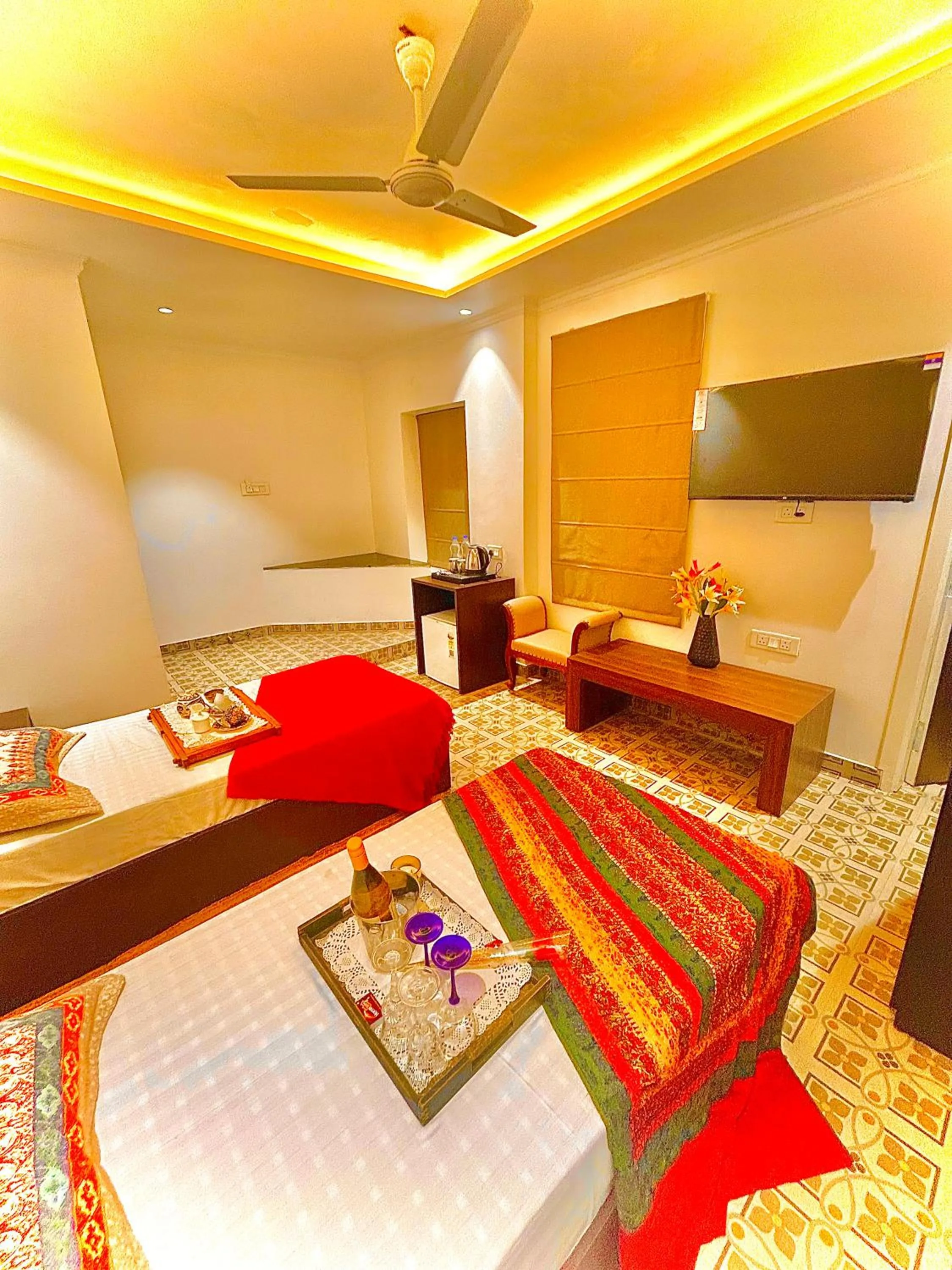 Twin Room with Garden View in Grand Villa