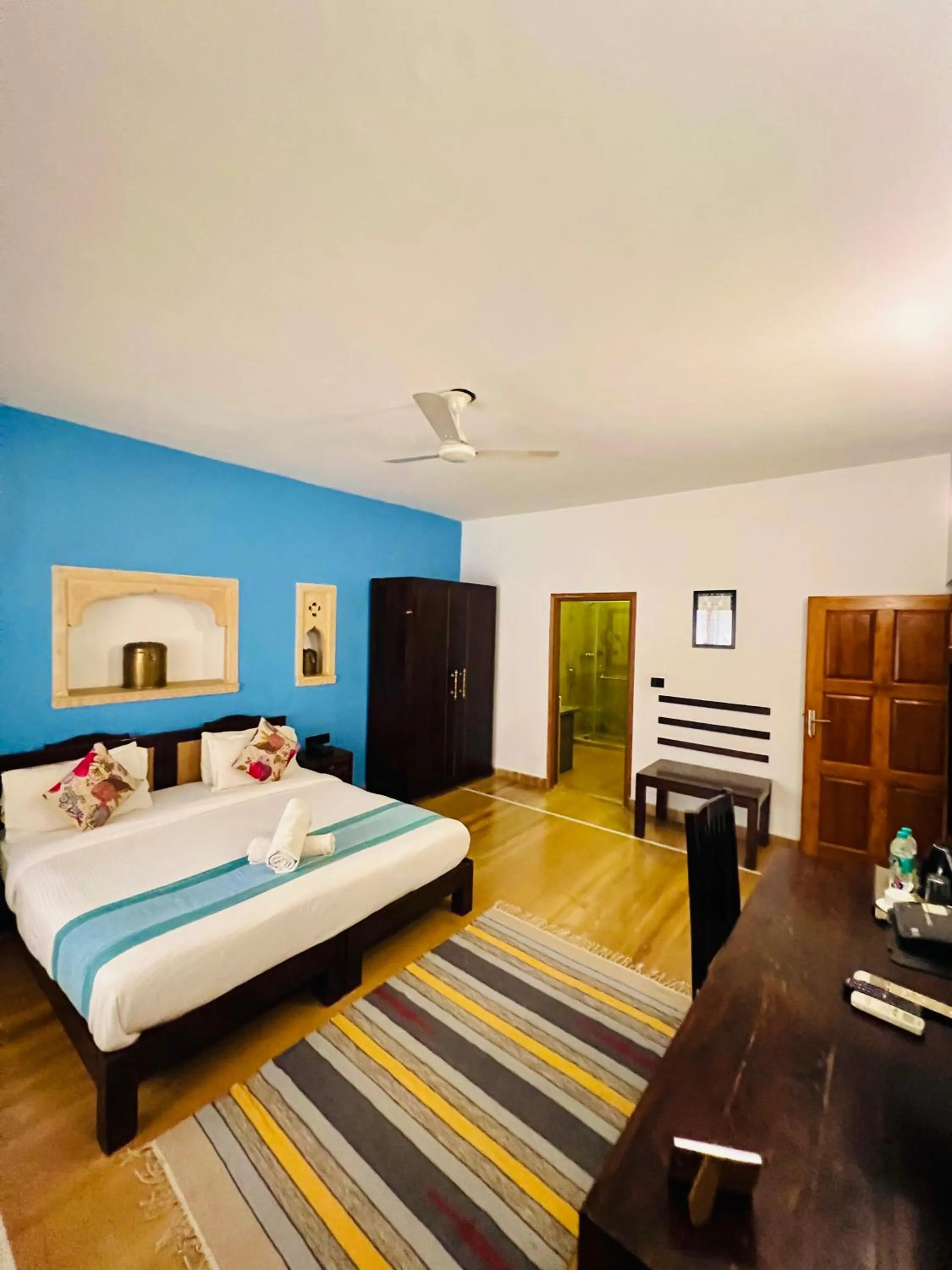 Bedroom, Bed in Hotel Jaisan Haveli