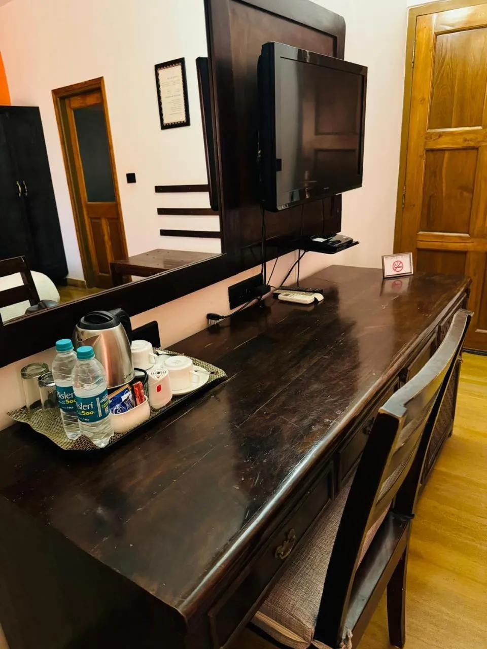 Dining area in Hotel Jaisan Haveli