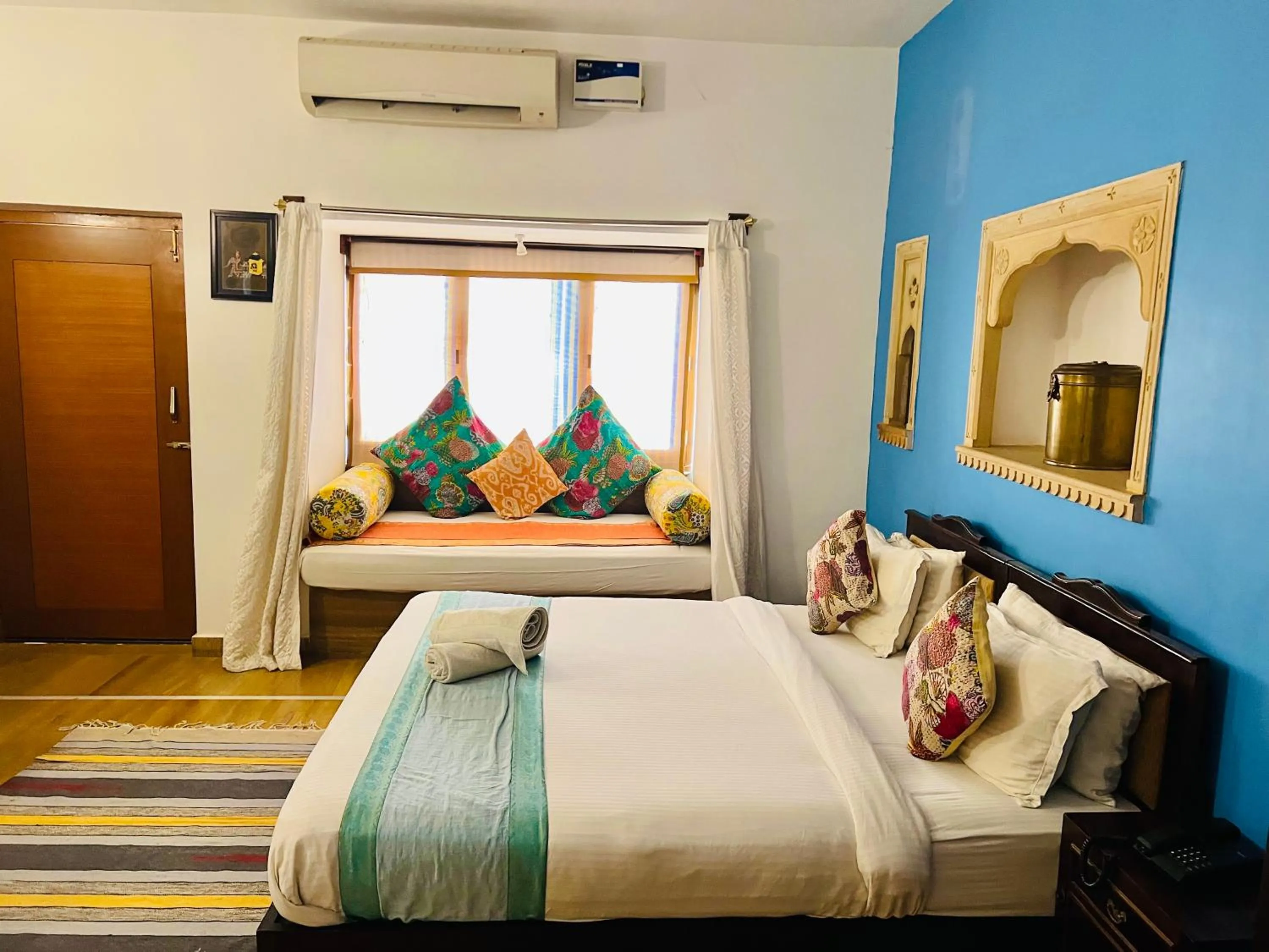 Bedroom, Bed in Hotel Jaisan Haveli