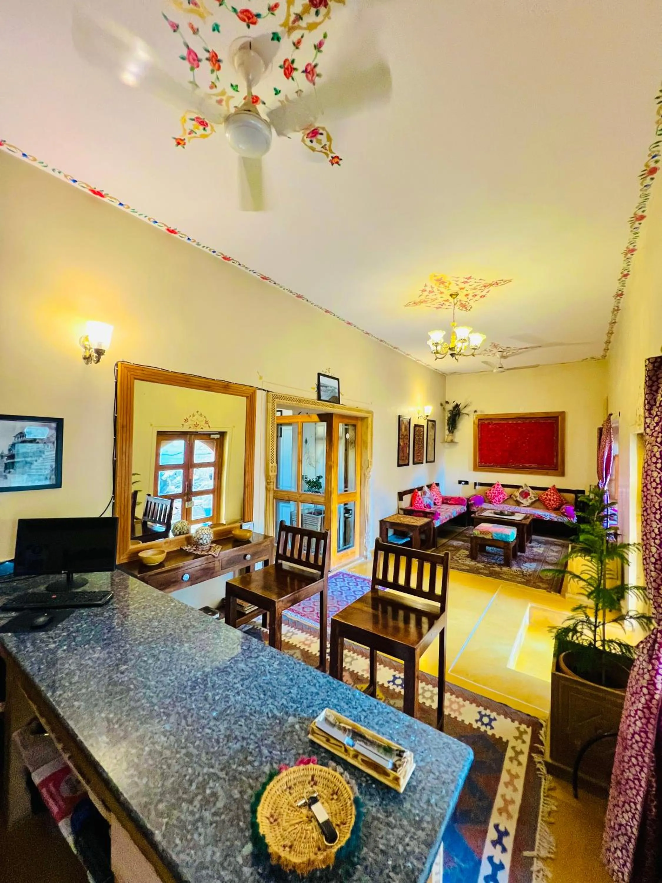Lobby or reception in Hotel Jaisan Haveli