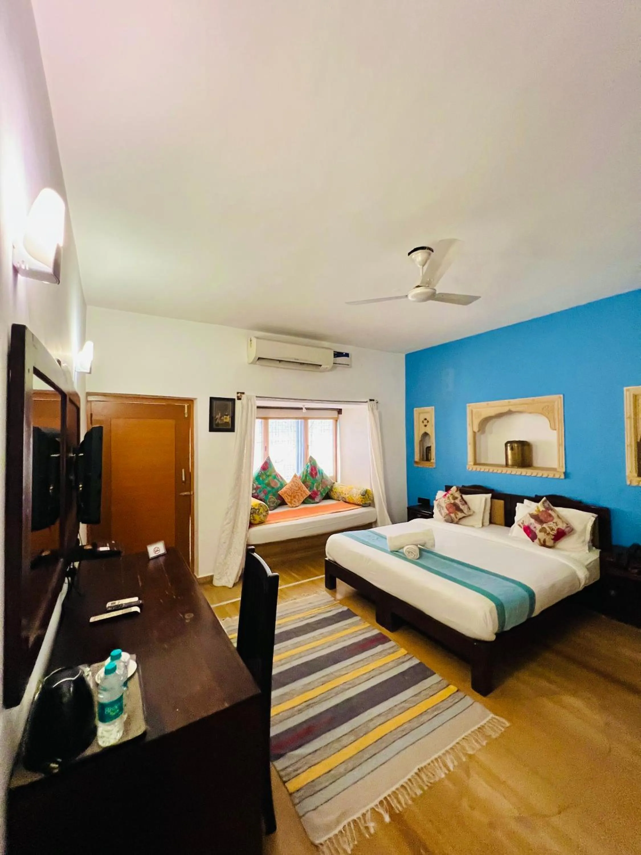 Bedroom, Bed in Hotel Jaisan Haveli