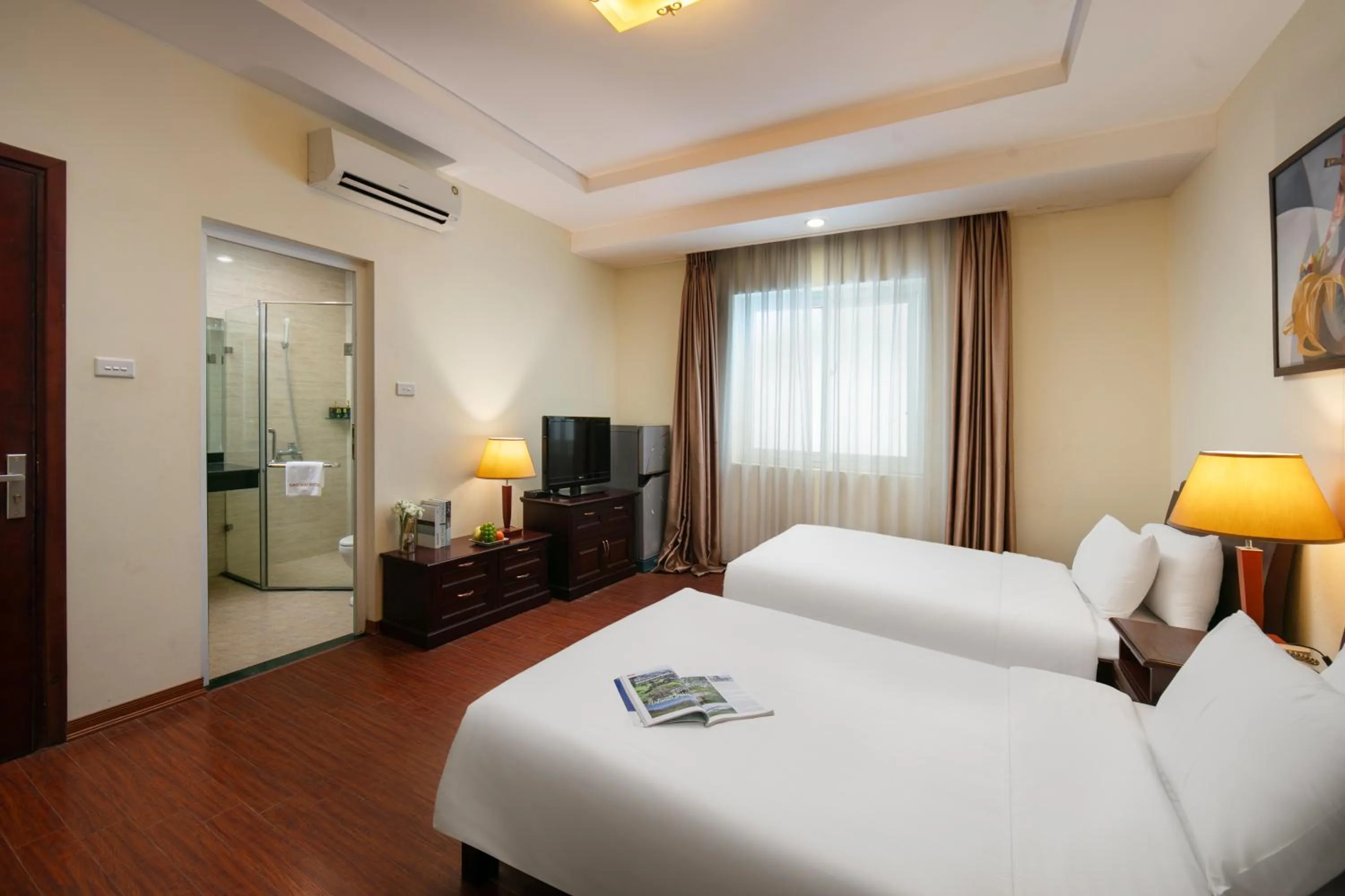 Bed in Sao Mai Boutique Hotel