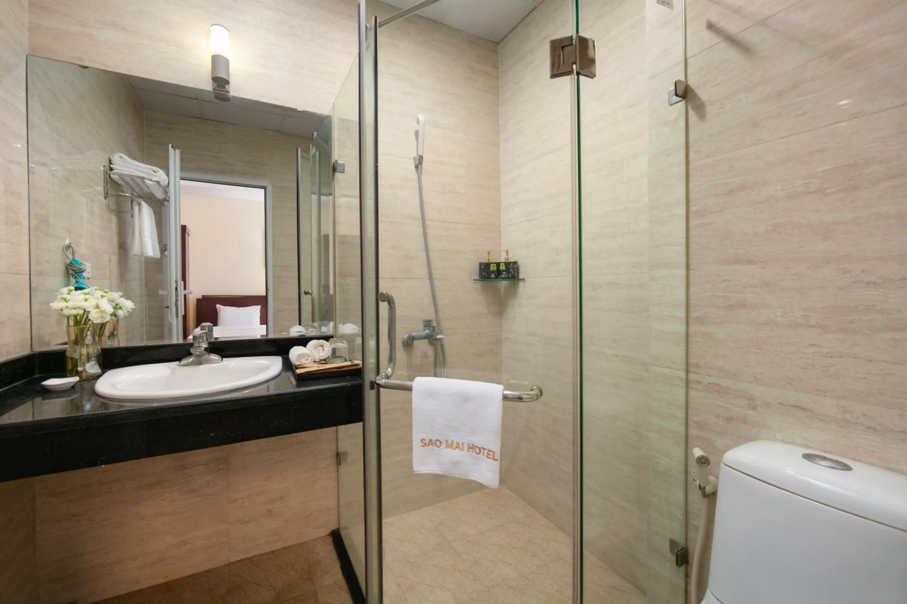 Toilet in Sao Mai Boutique Hotel