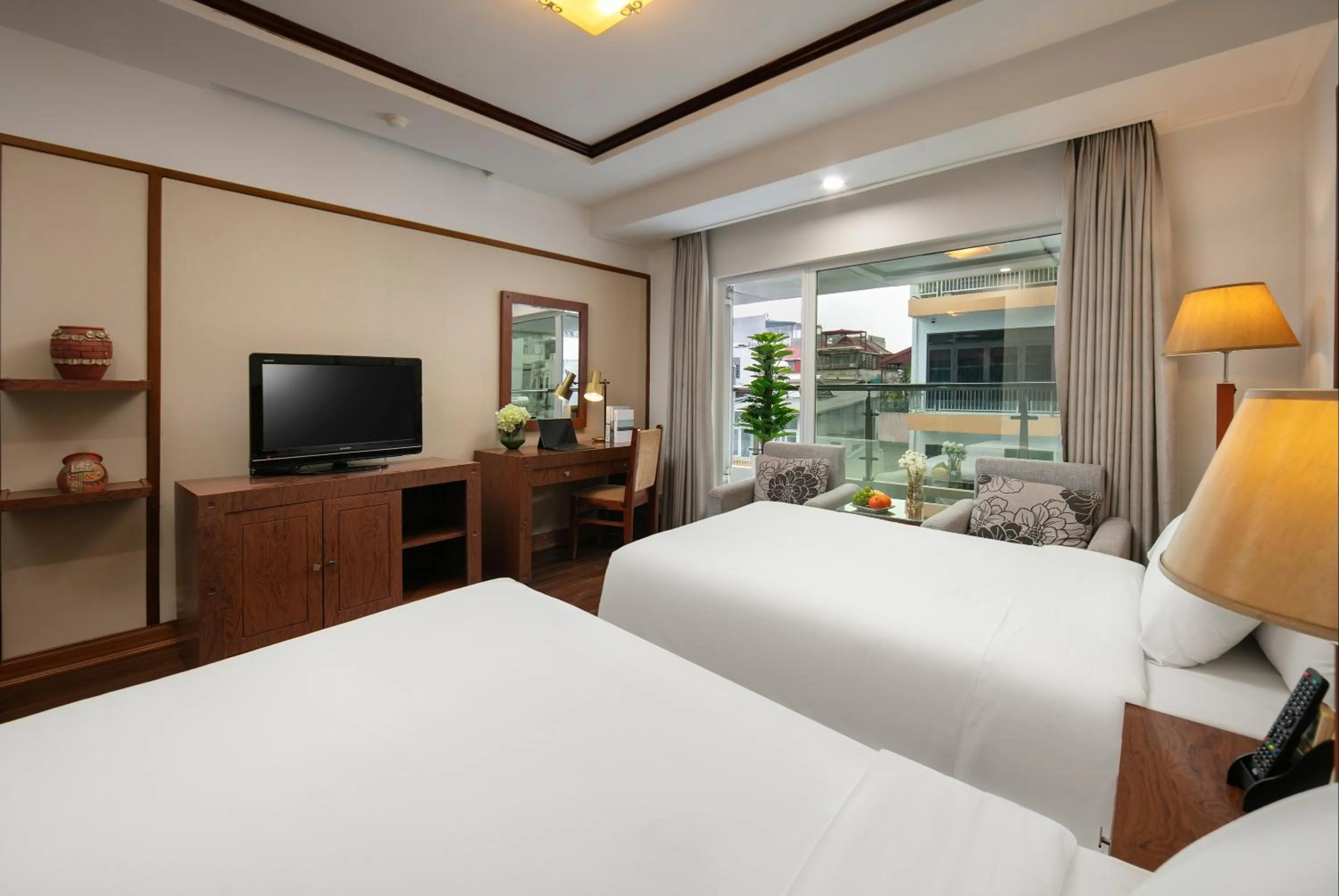 TV and multimedia, Bed in Sao Mai Boutique Hotel