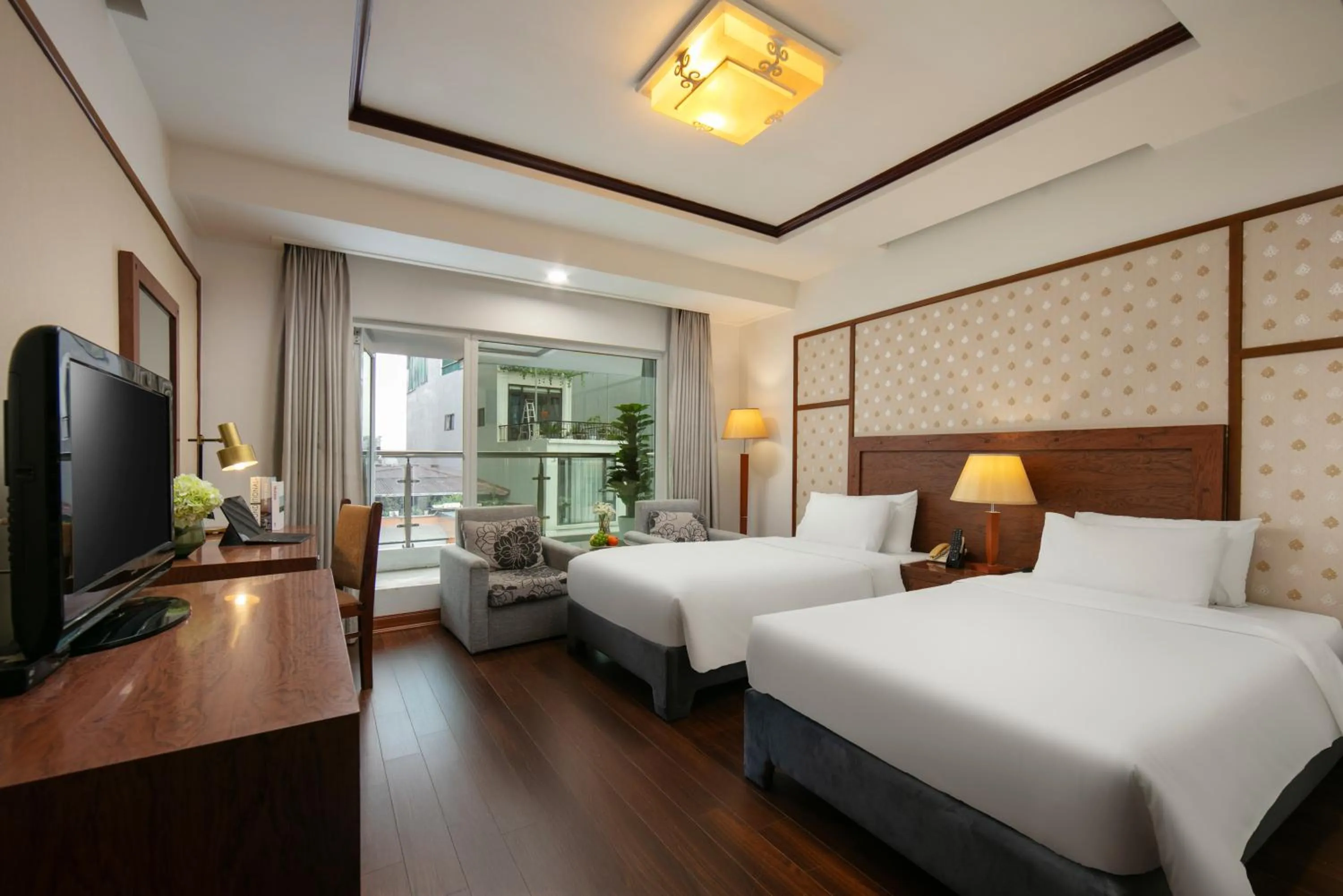 Bed in Sao Mai Boutique Hotel