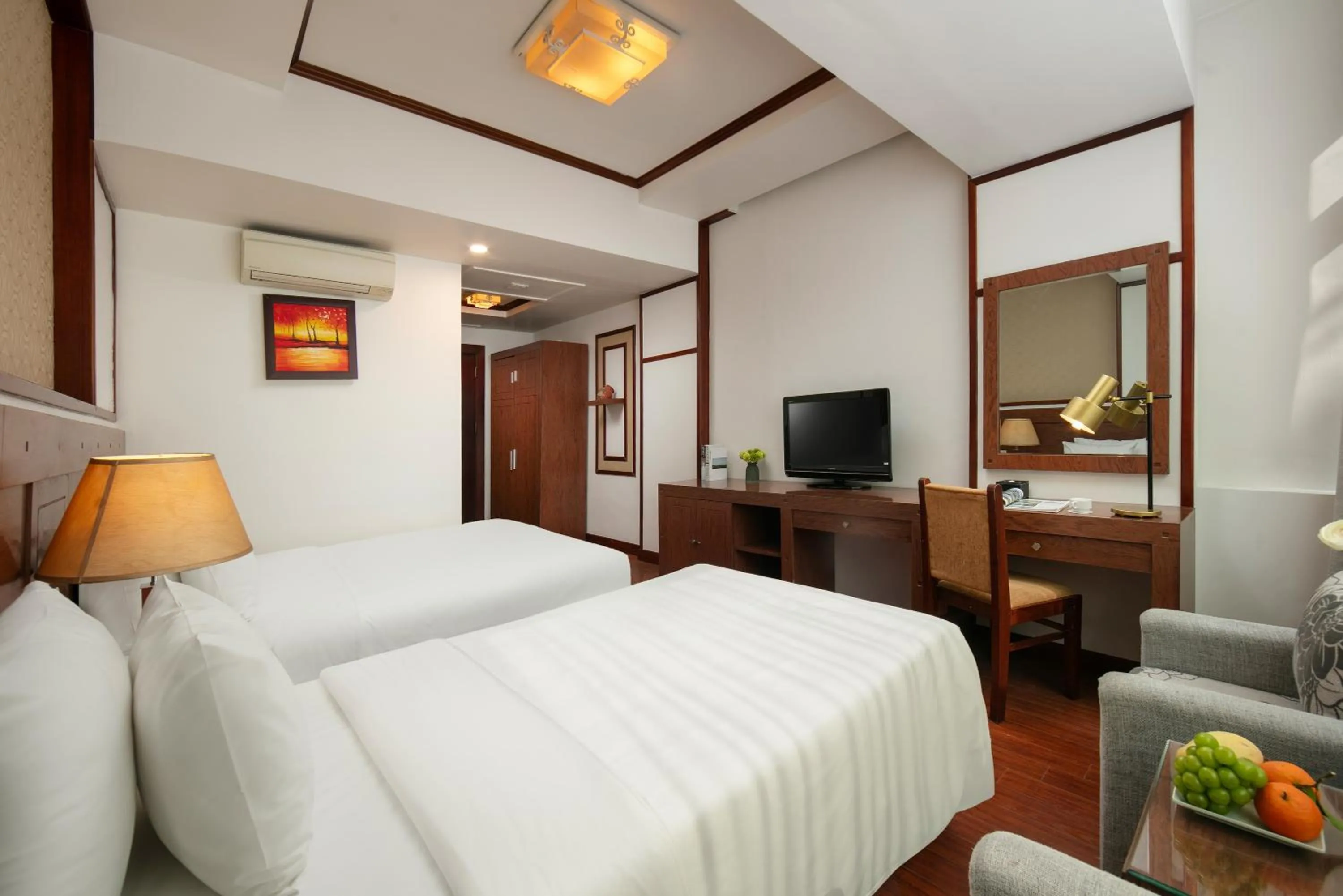 Bed in Sao Mai Boutique Hotel