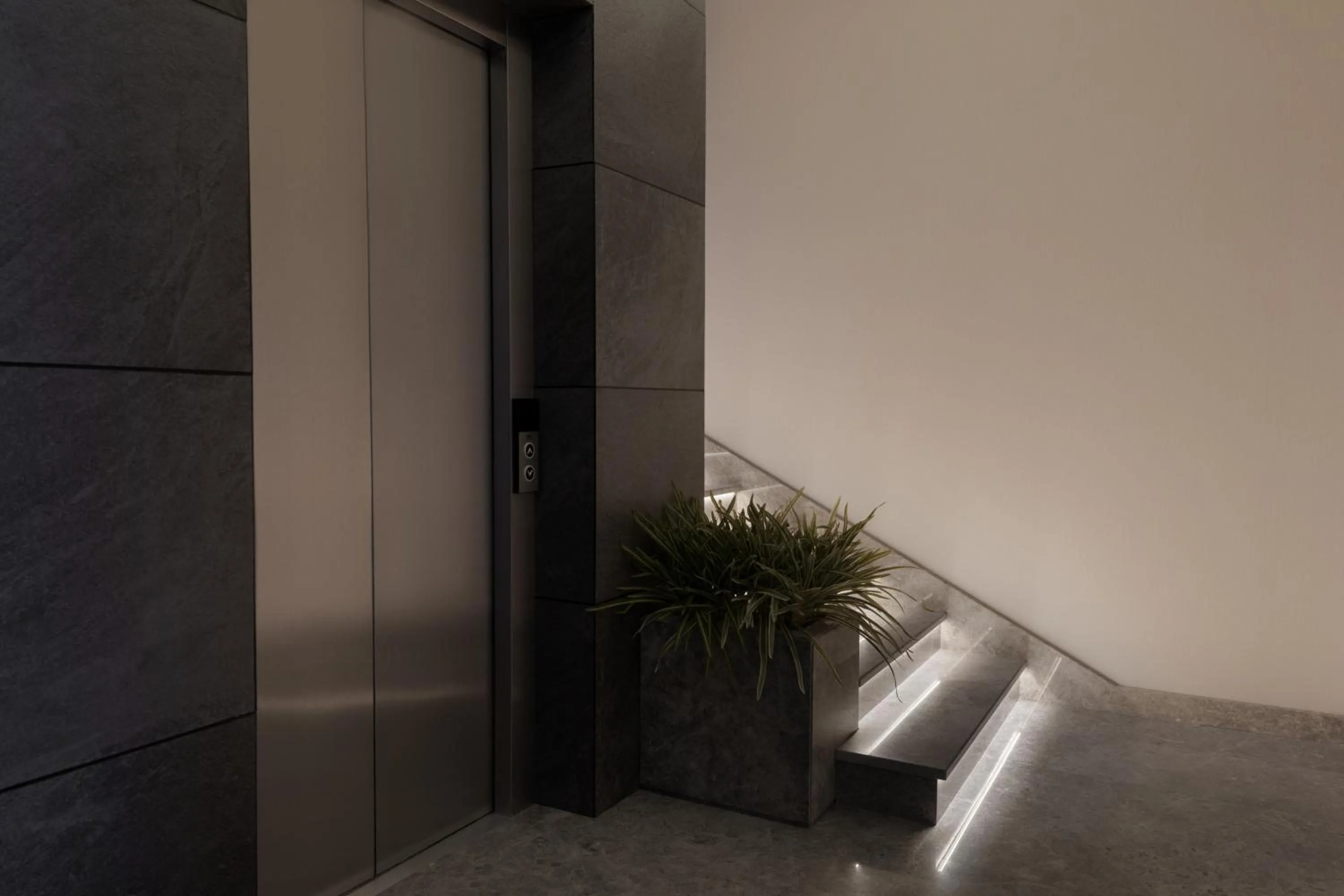 elevator in Maison Riviera