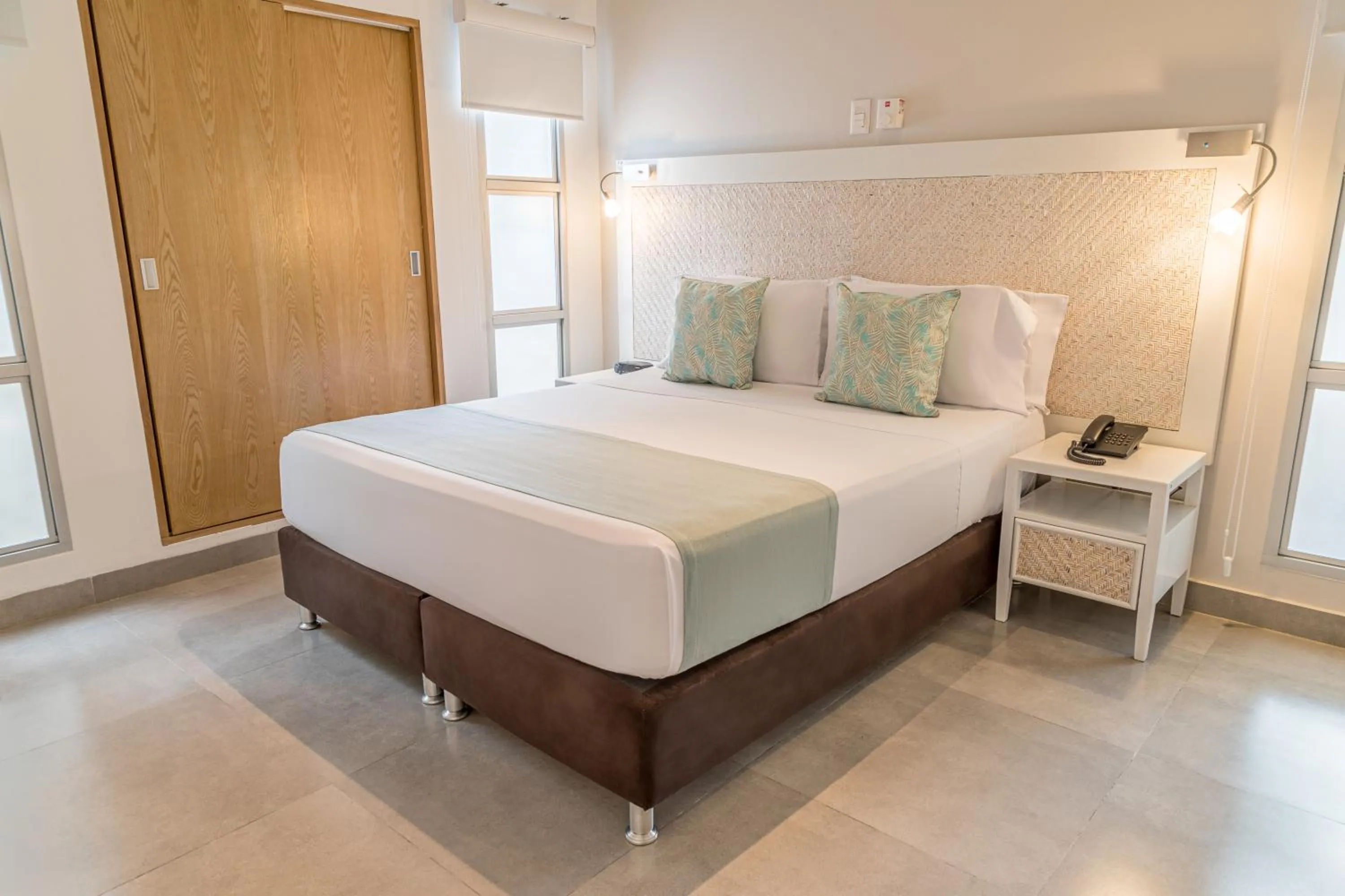 Bed in Hotel Irotama Bungalows & Bohios