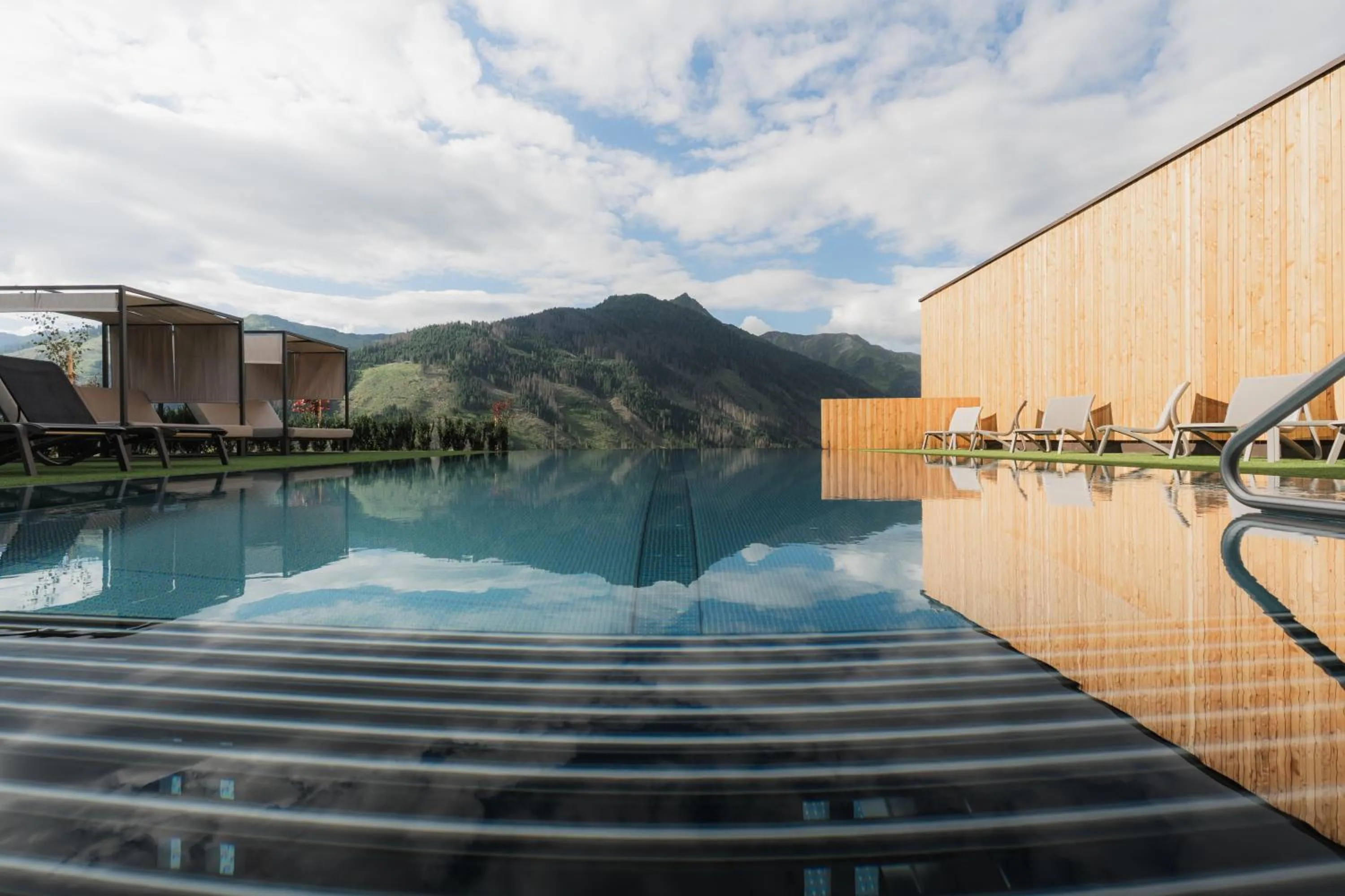 Swimming pool in Almfamilyhotel Scherer