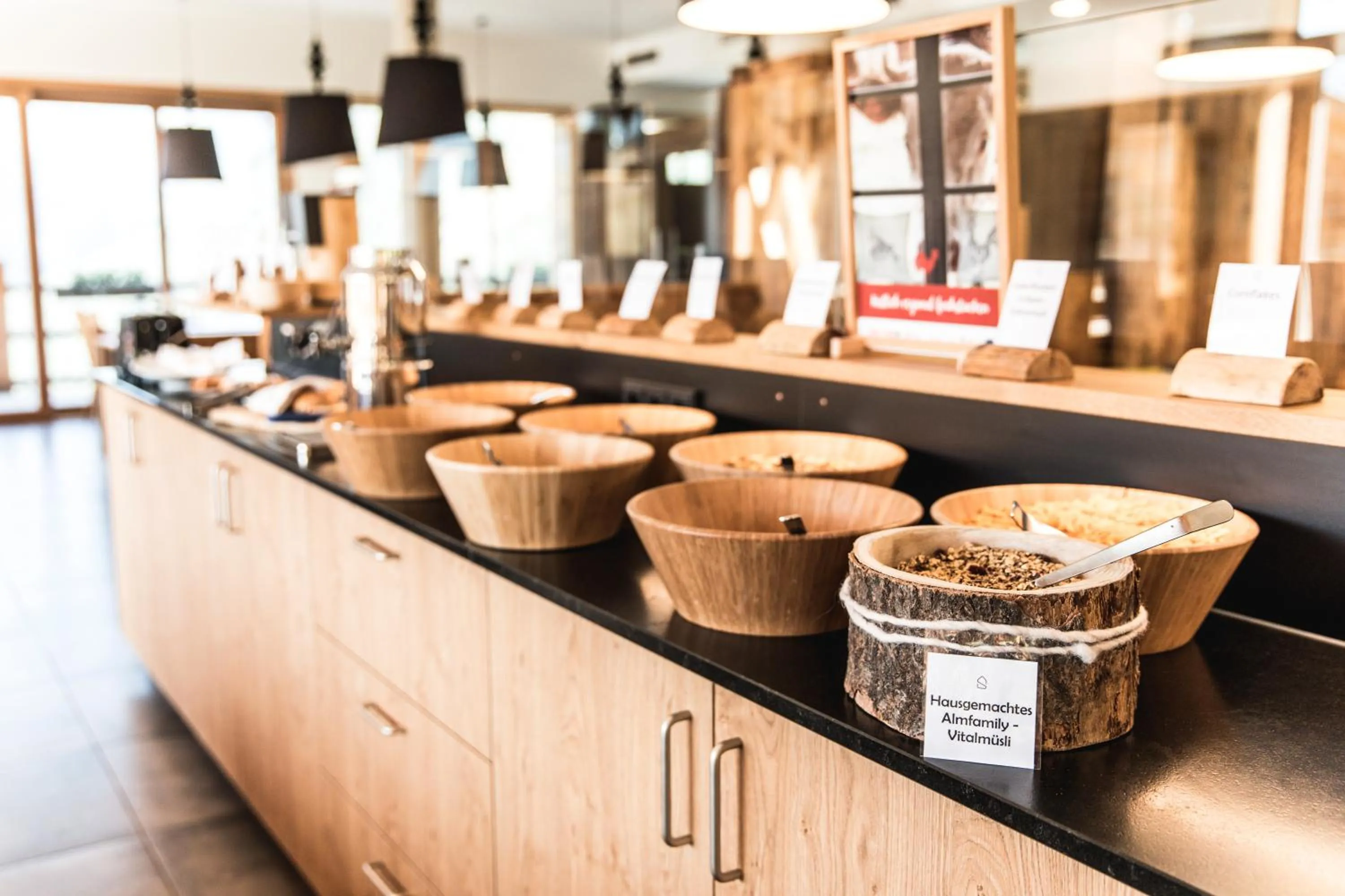 Food and drinks in Almfamilyhotel Scherer