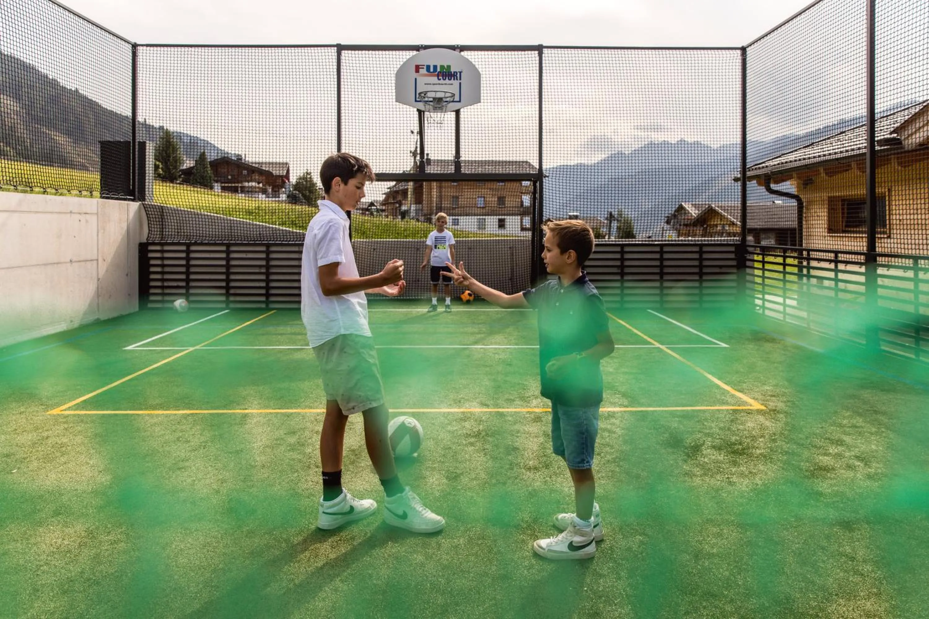 Children play ground in Almfamilyhotel Scherer