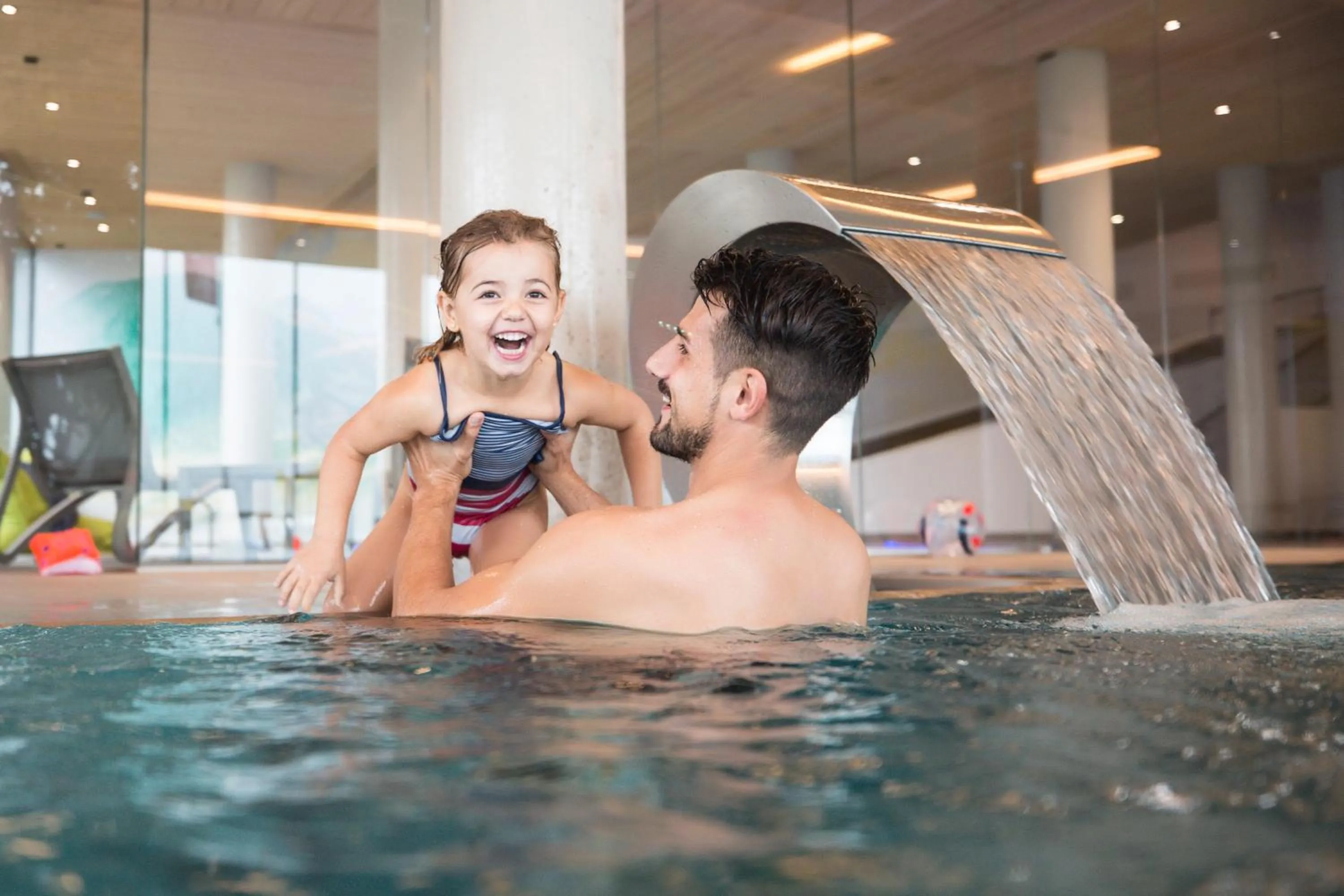 Swimming pool in Almfamilyhotel Scherer