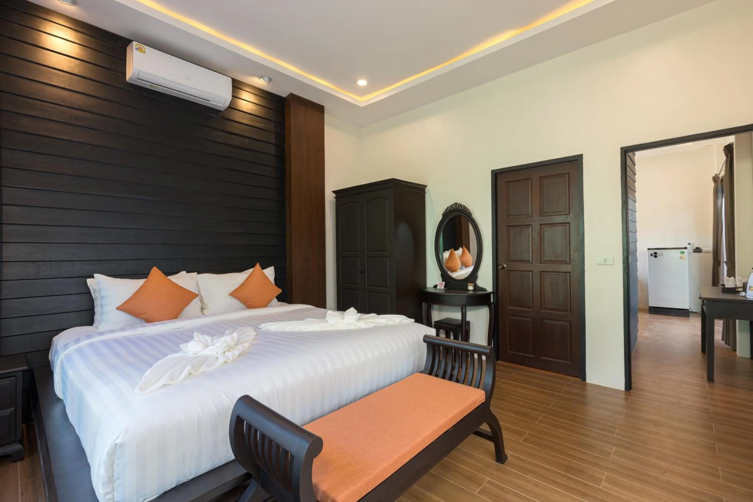 Bed in Blue Palm Residence Kata