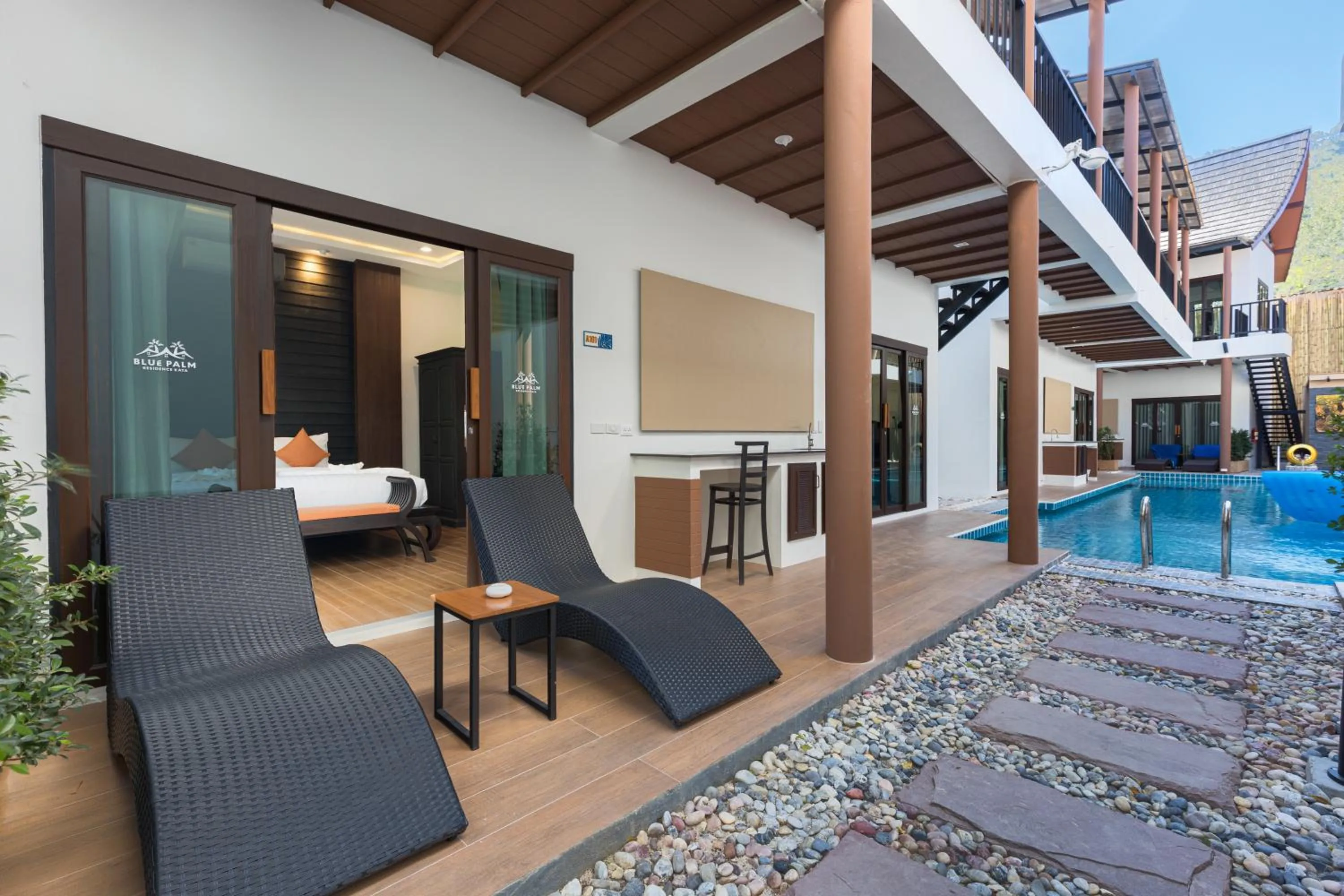 Balcony/Terrace in Blue Palm Residence Kata