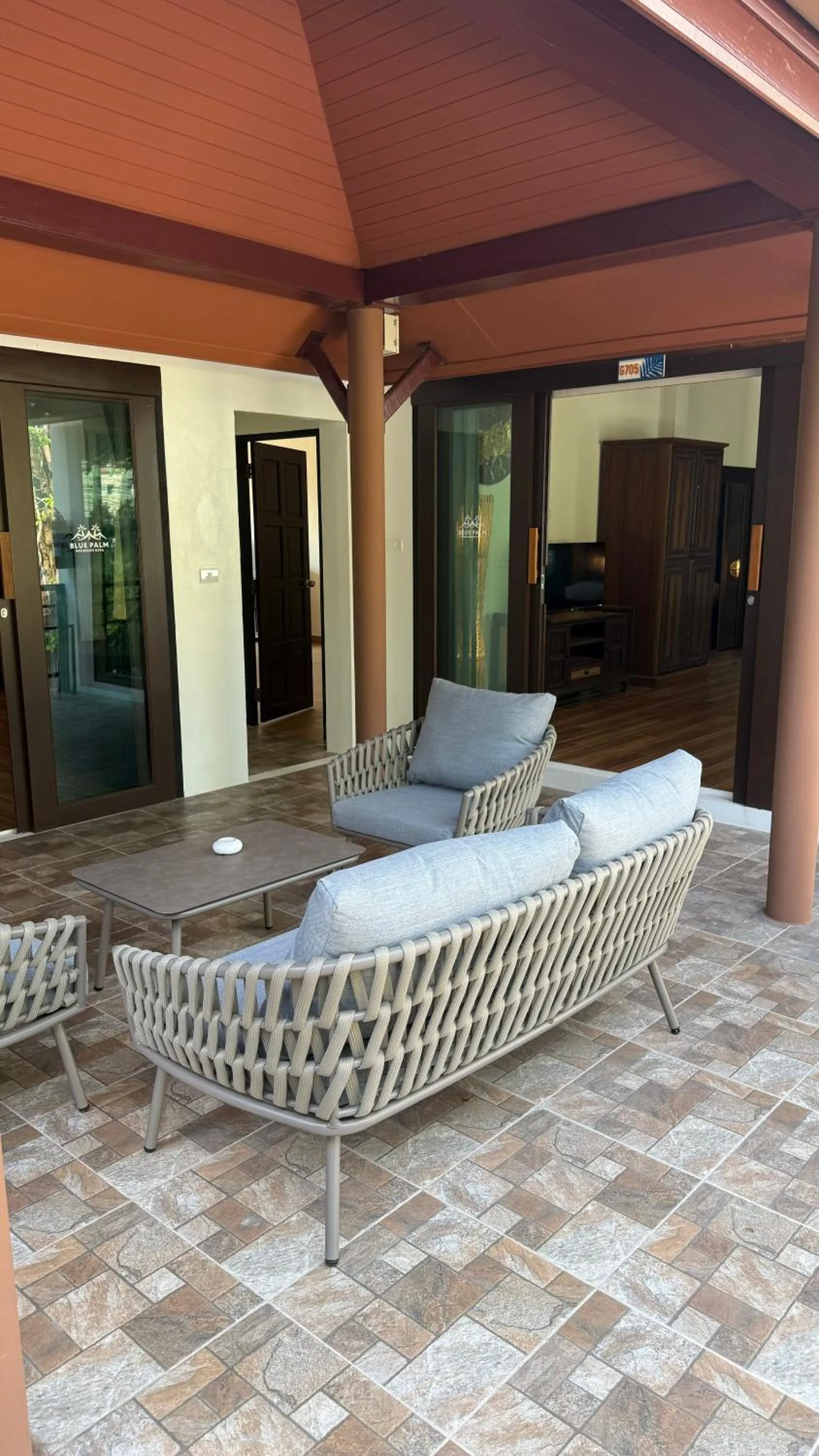 Balcony/Terrace in Blue Palm Residence Kata