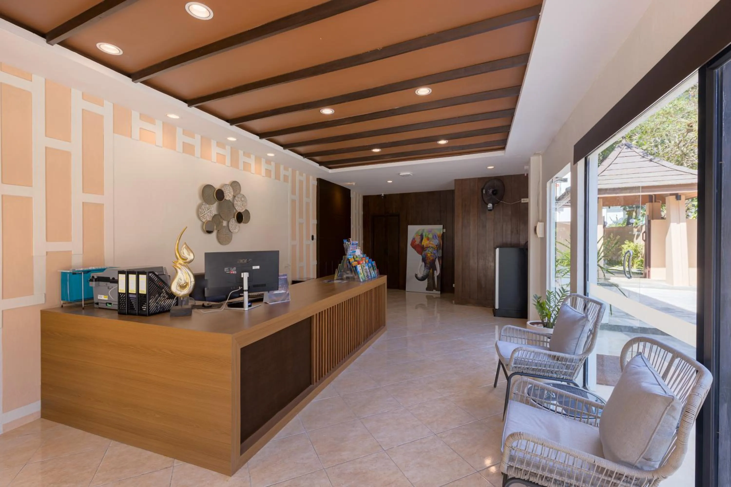 Lobby or reception in Blue Palm Residence Kata