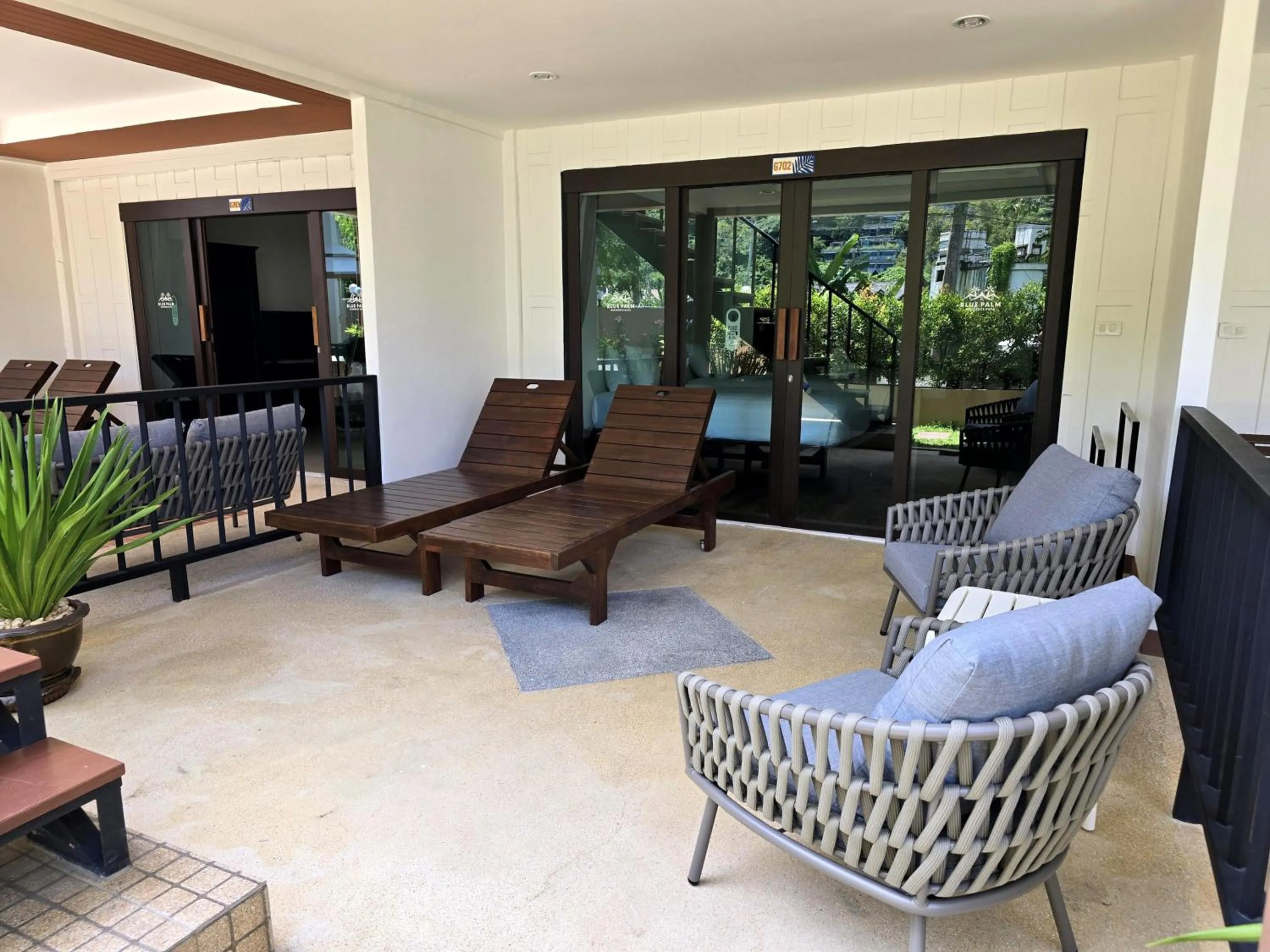 Balcony/Terrace in Blue Palm Residence Kata