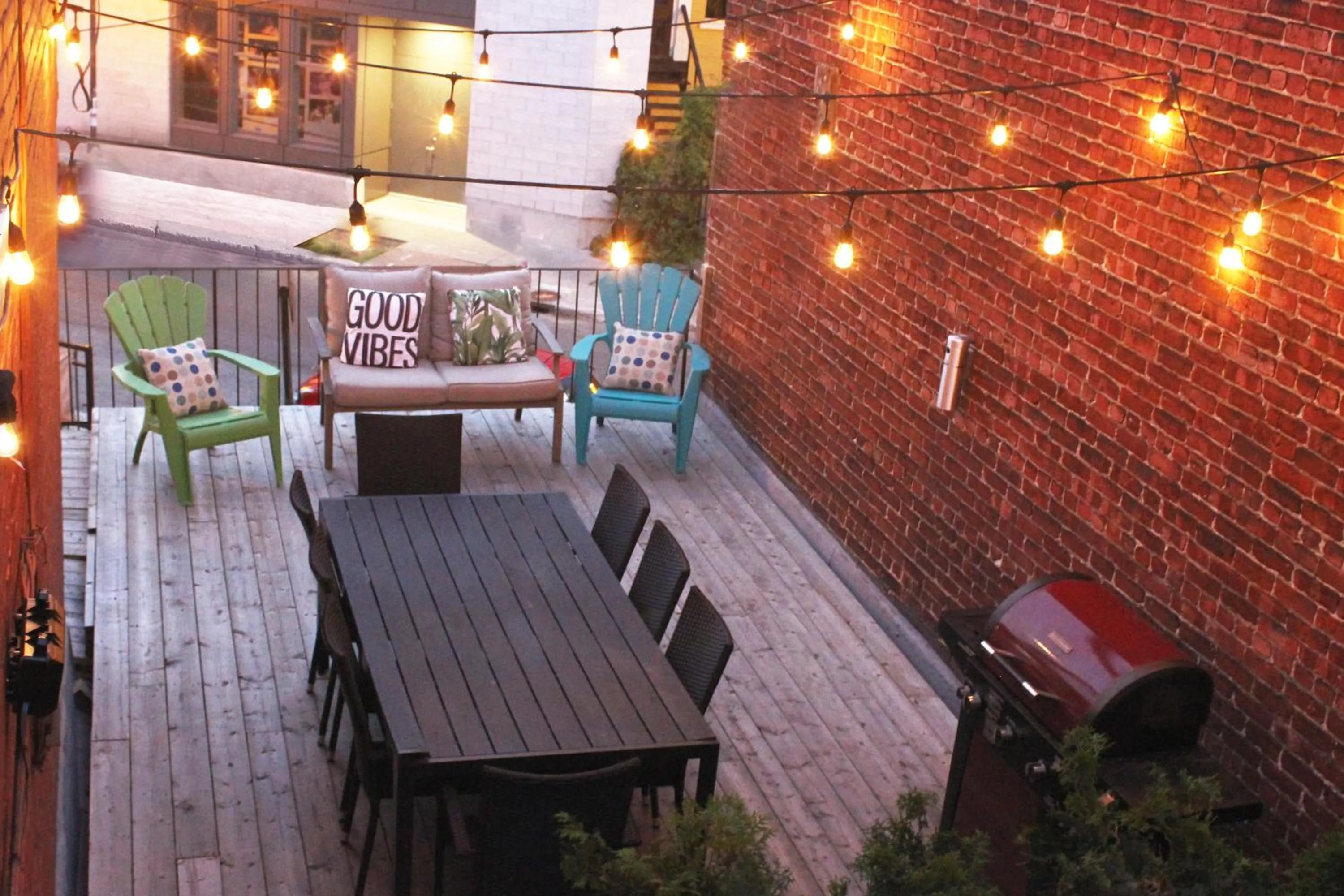 Patio in MTLVacationRentals - The FabFour