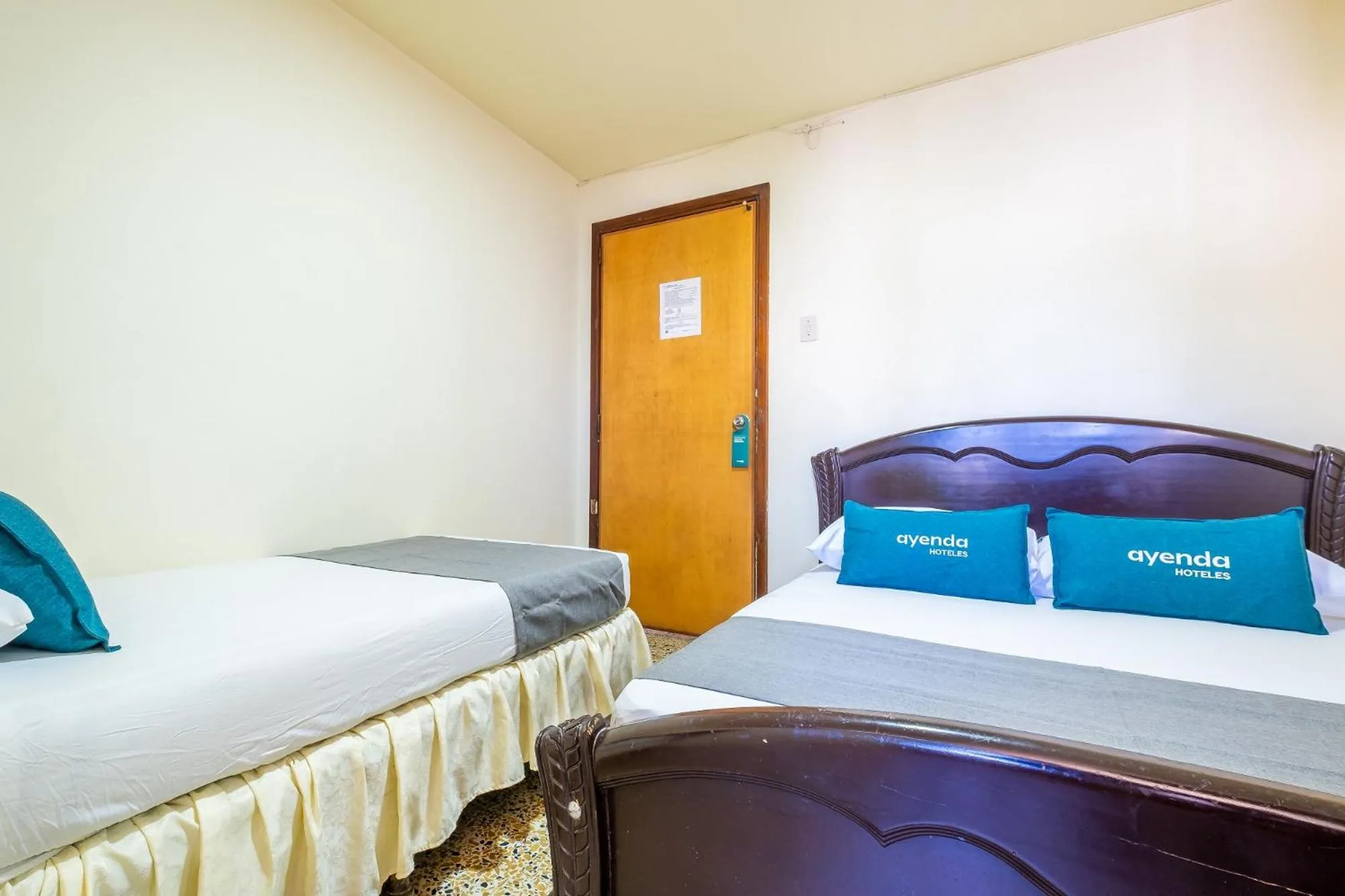 Bed in Hotel Almirante