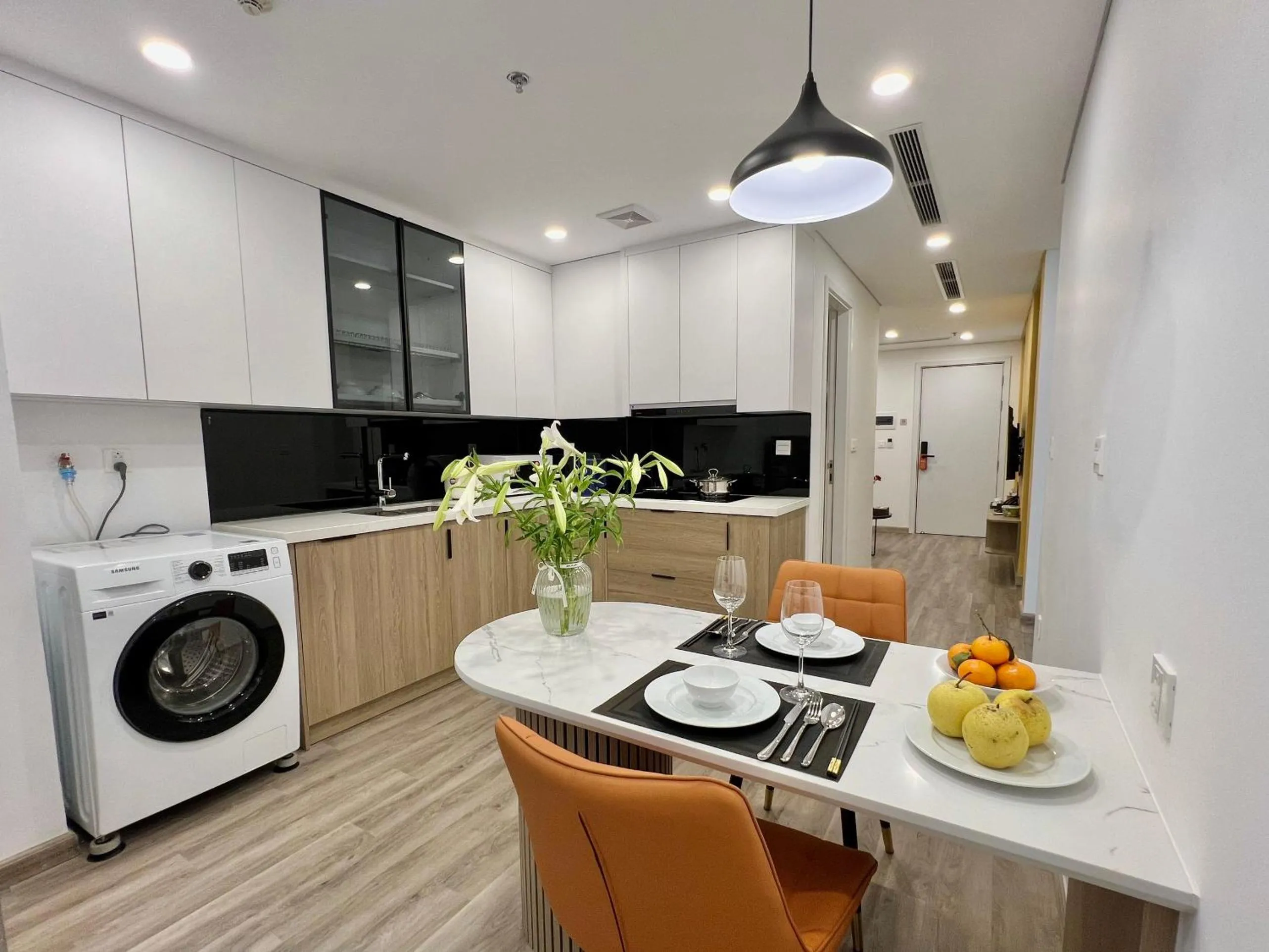 Kitchen or kitchenette in 22Land Legend Hotel & Residence