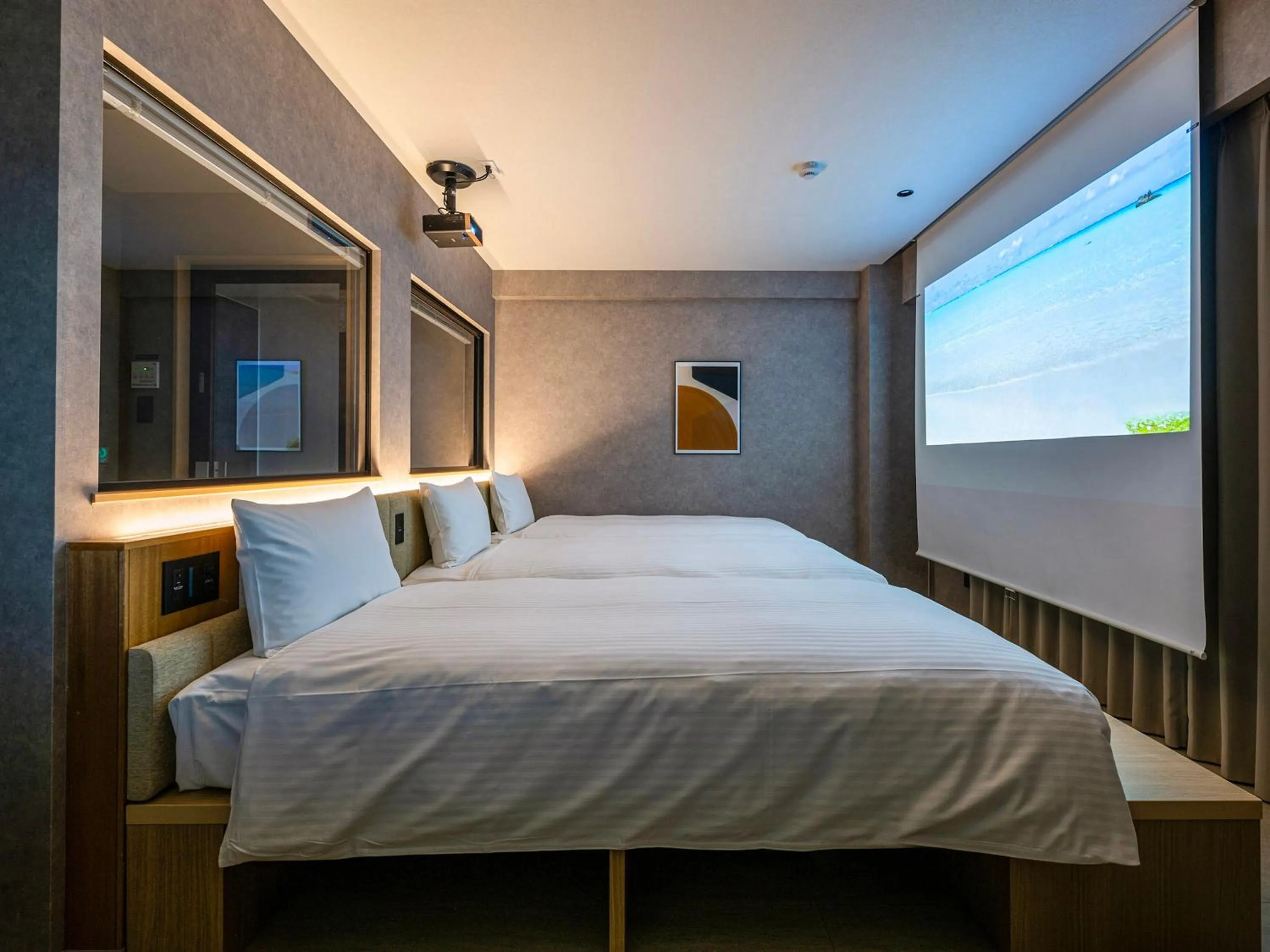 Bed in LACER OKINAWA NAHA Tomariport