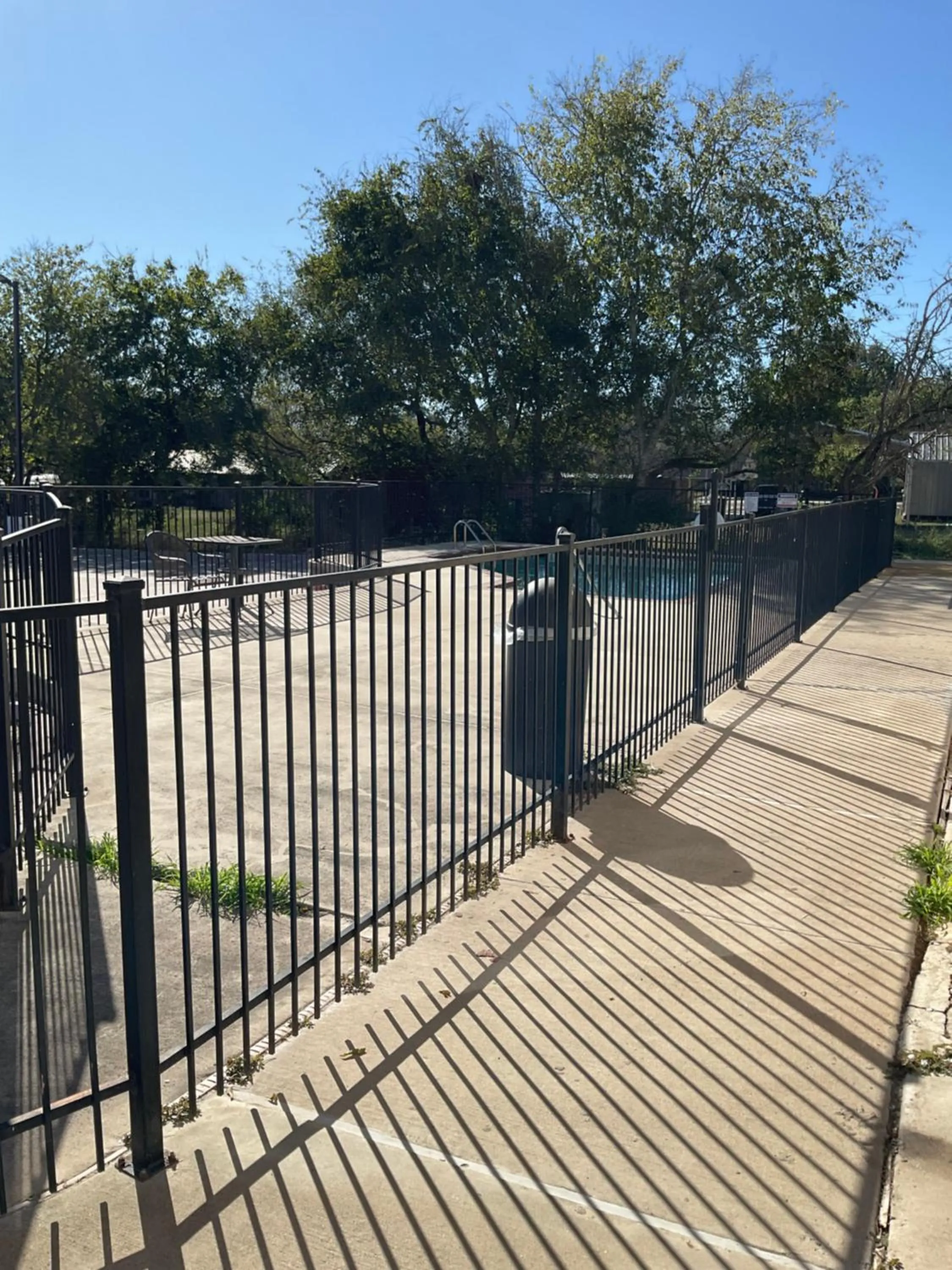 Pool view in Yorktown Inn and Suites