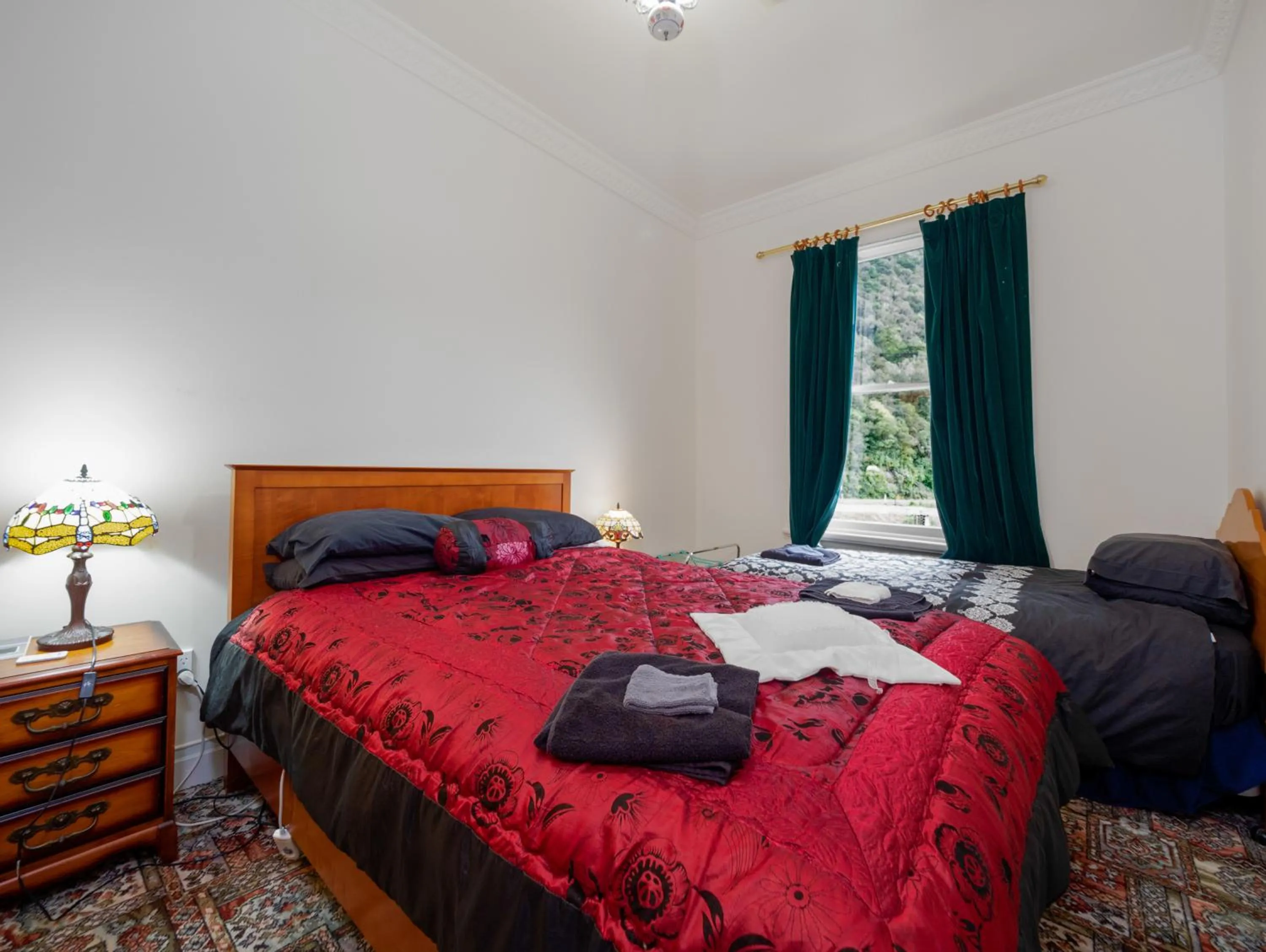 Bed in Otira Stagecoach Hotel