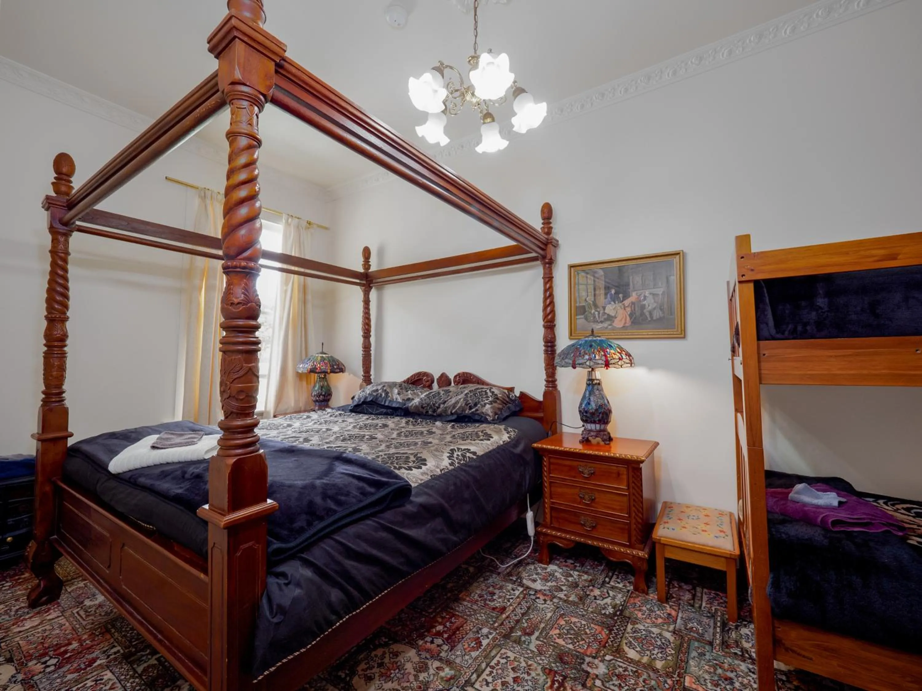 Bed in Otira Stagecoach Hotel