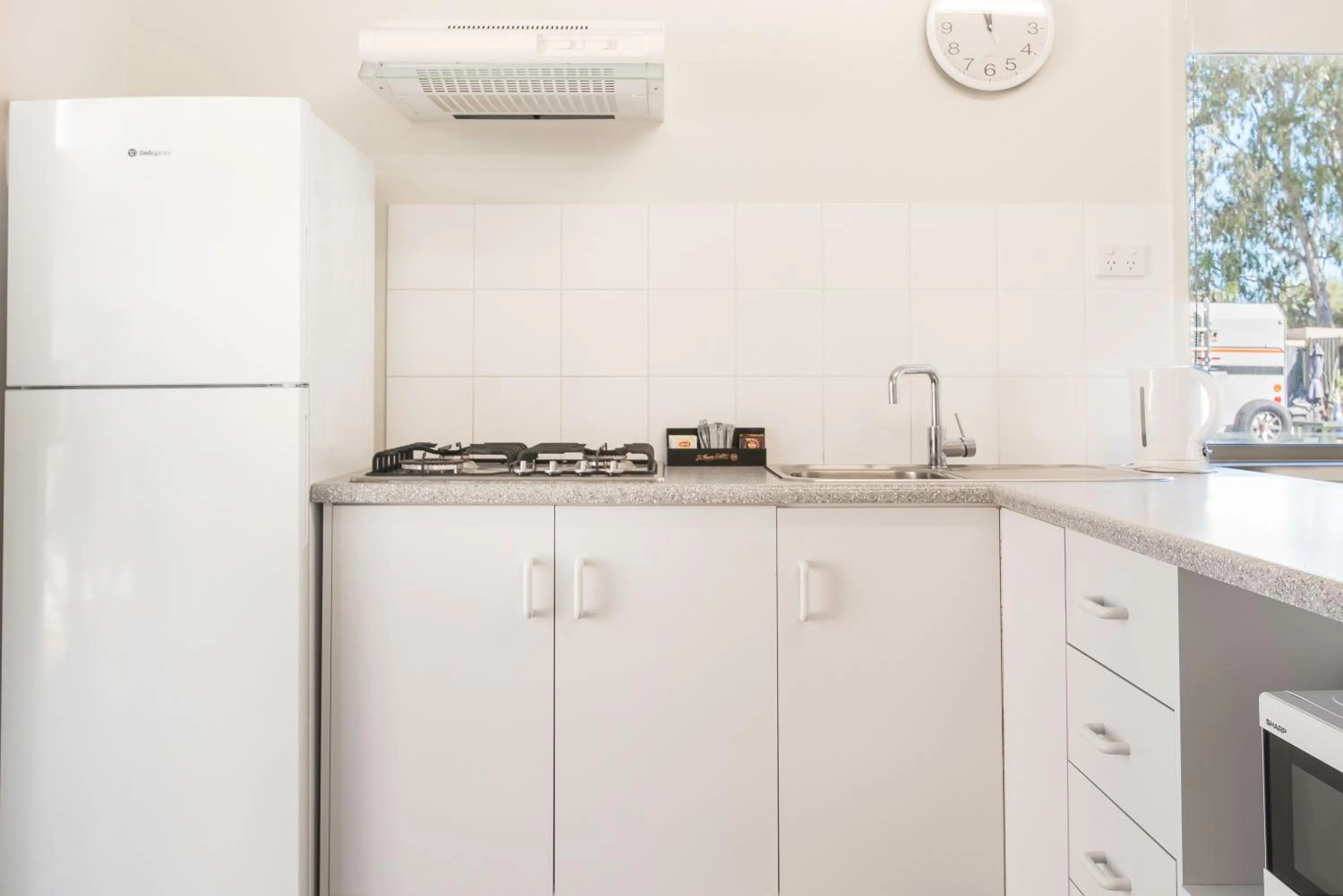 Kitchen or kitchenette in Echo Holiday Parks - Windsor Gardens