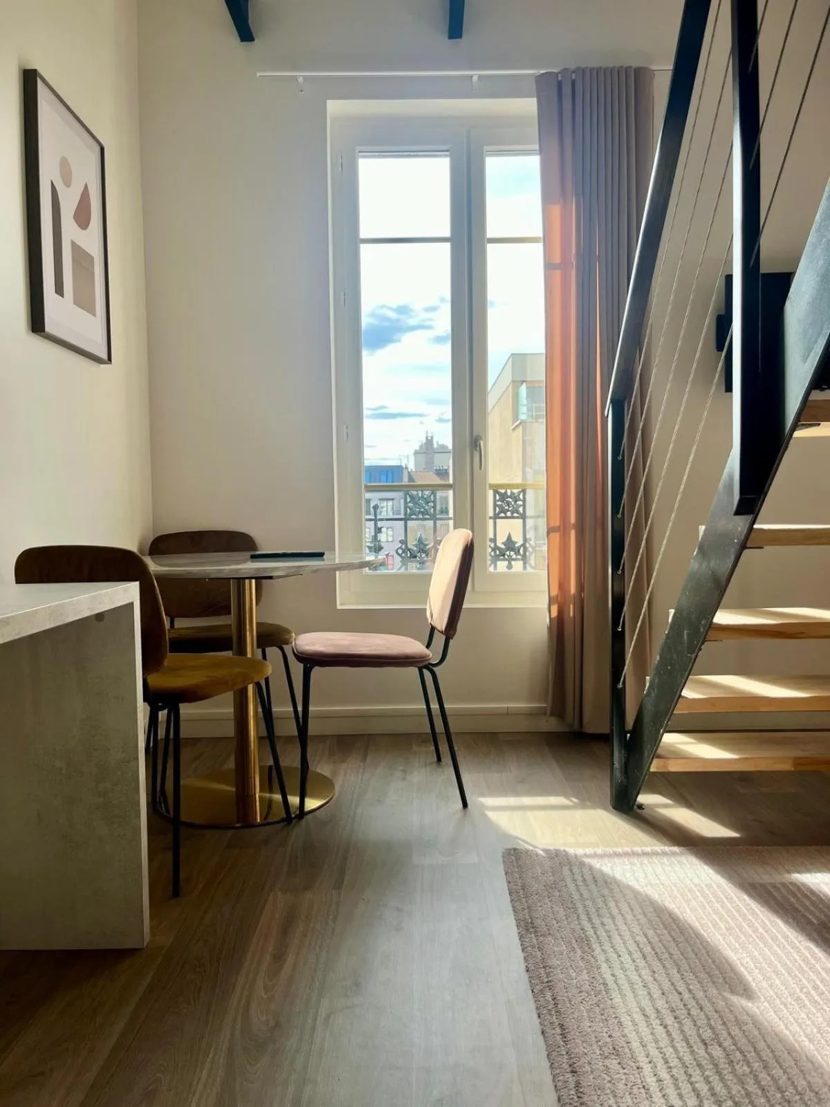 Seating area in La Lumière de Paris