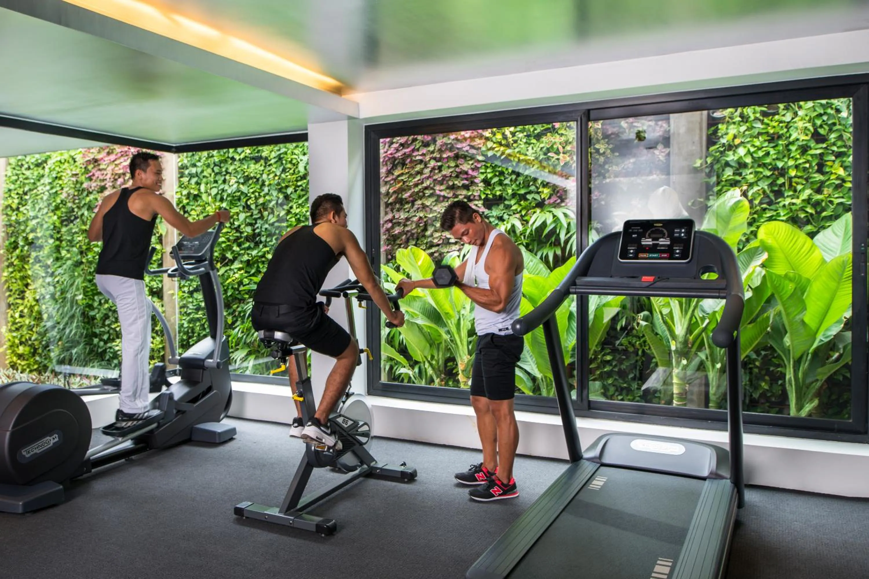 Fitness centre/facilities in Viroth's Hotel