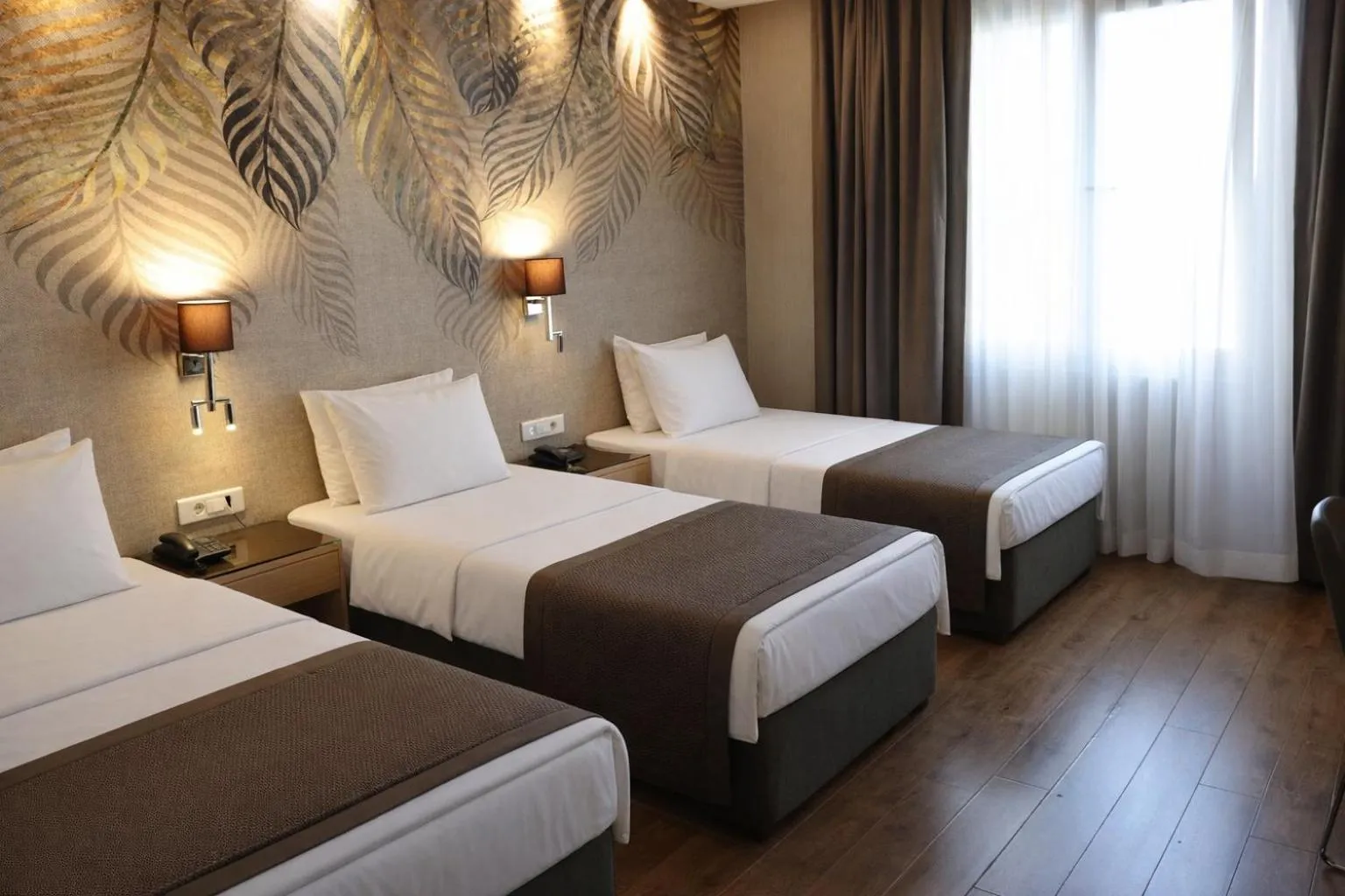 Bed in Riva Hotel Taksim