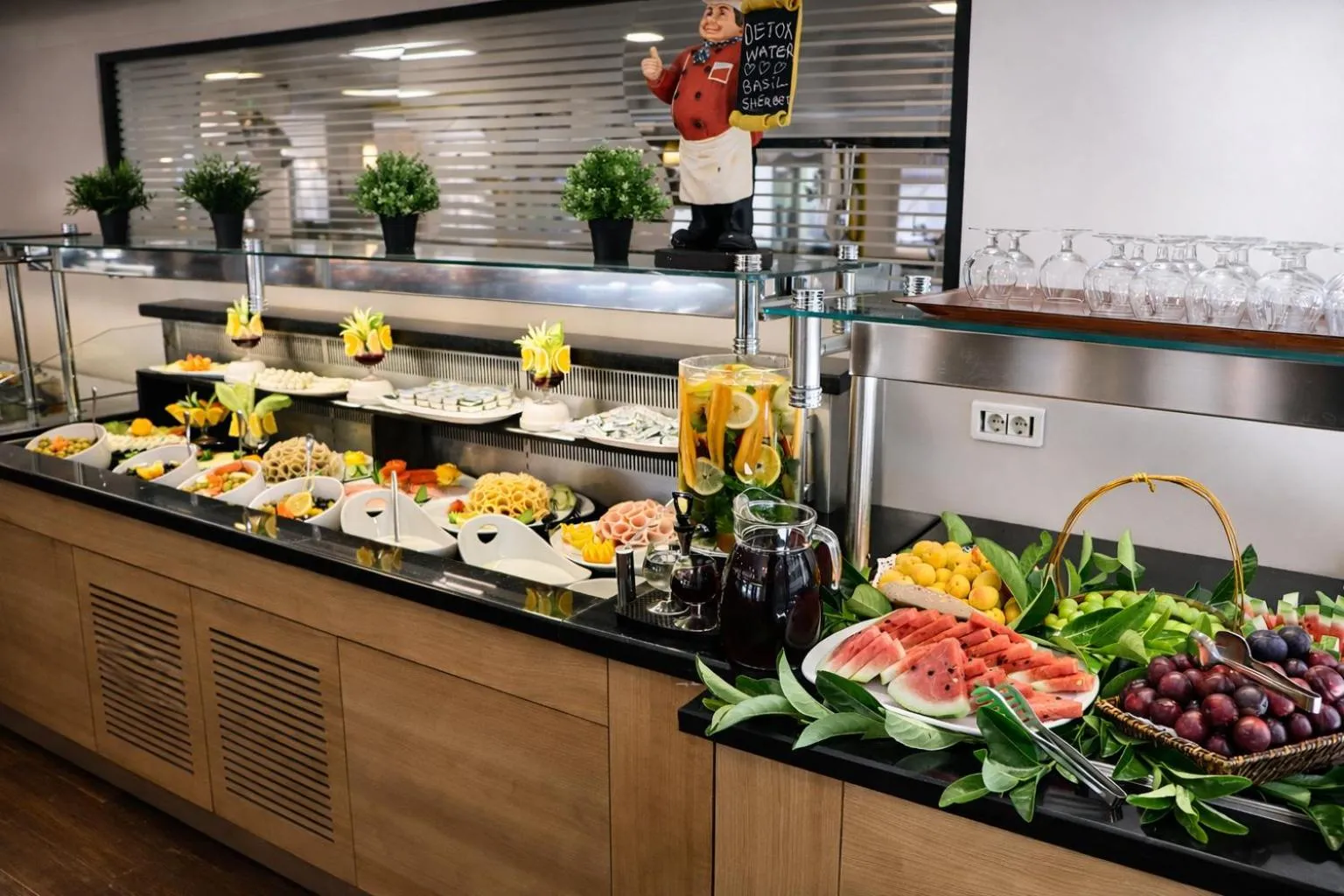 Buffet breakfast in Riva Hotel Taksim