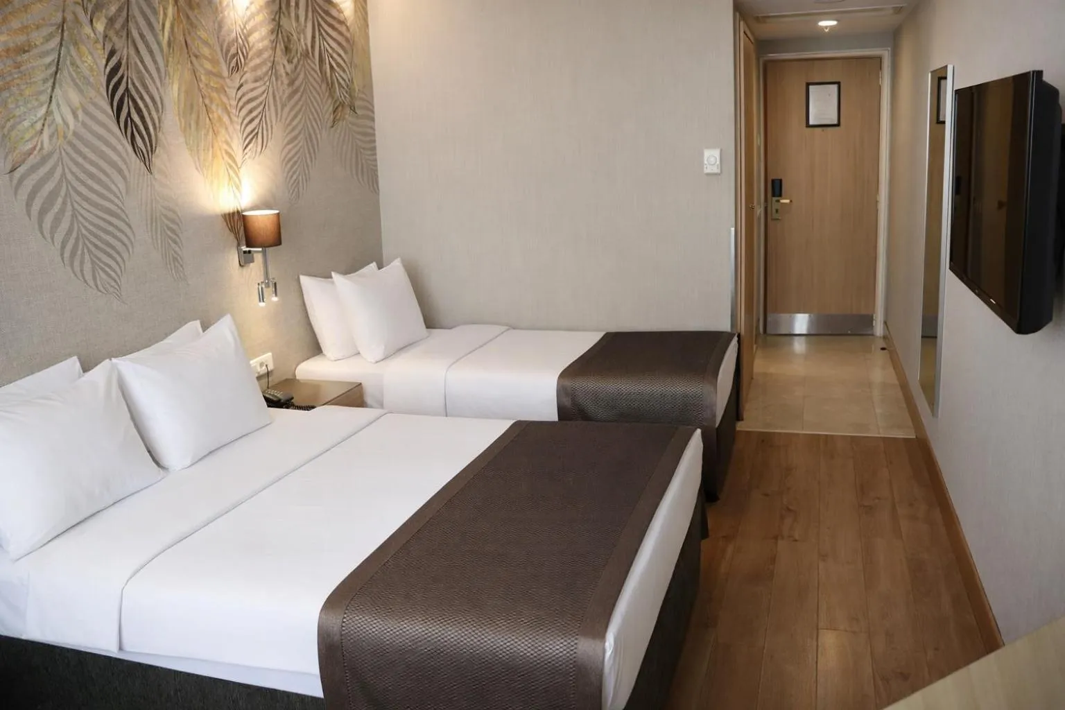 Bed in Riva Hotel Taksim