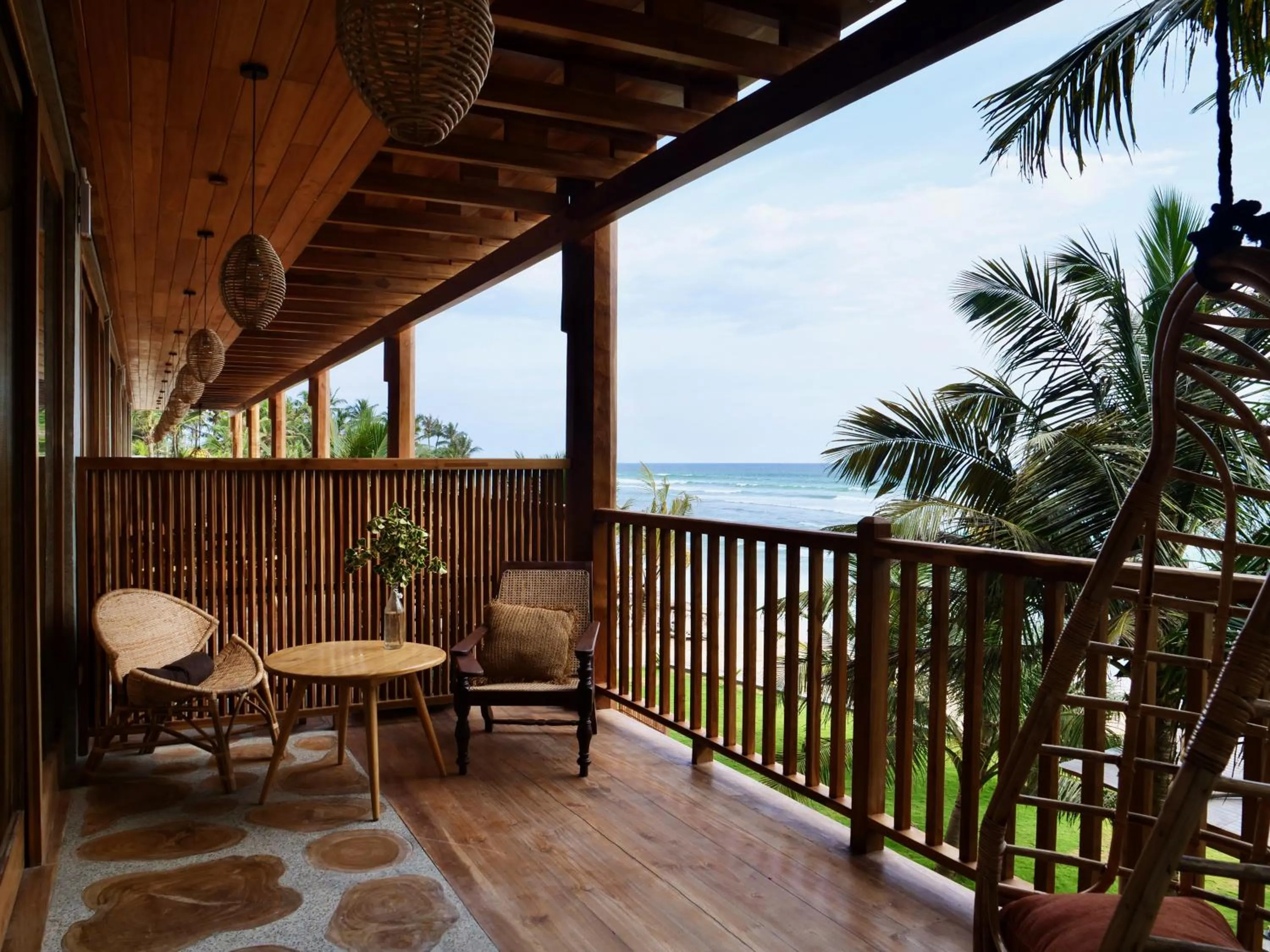 Patio in Coast 67 Boutique Hotel