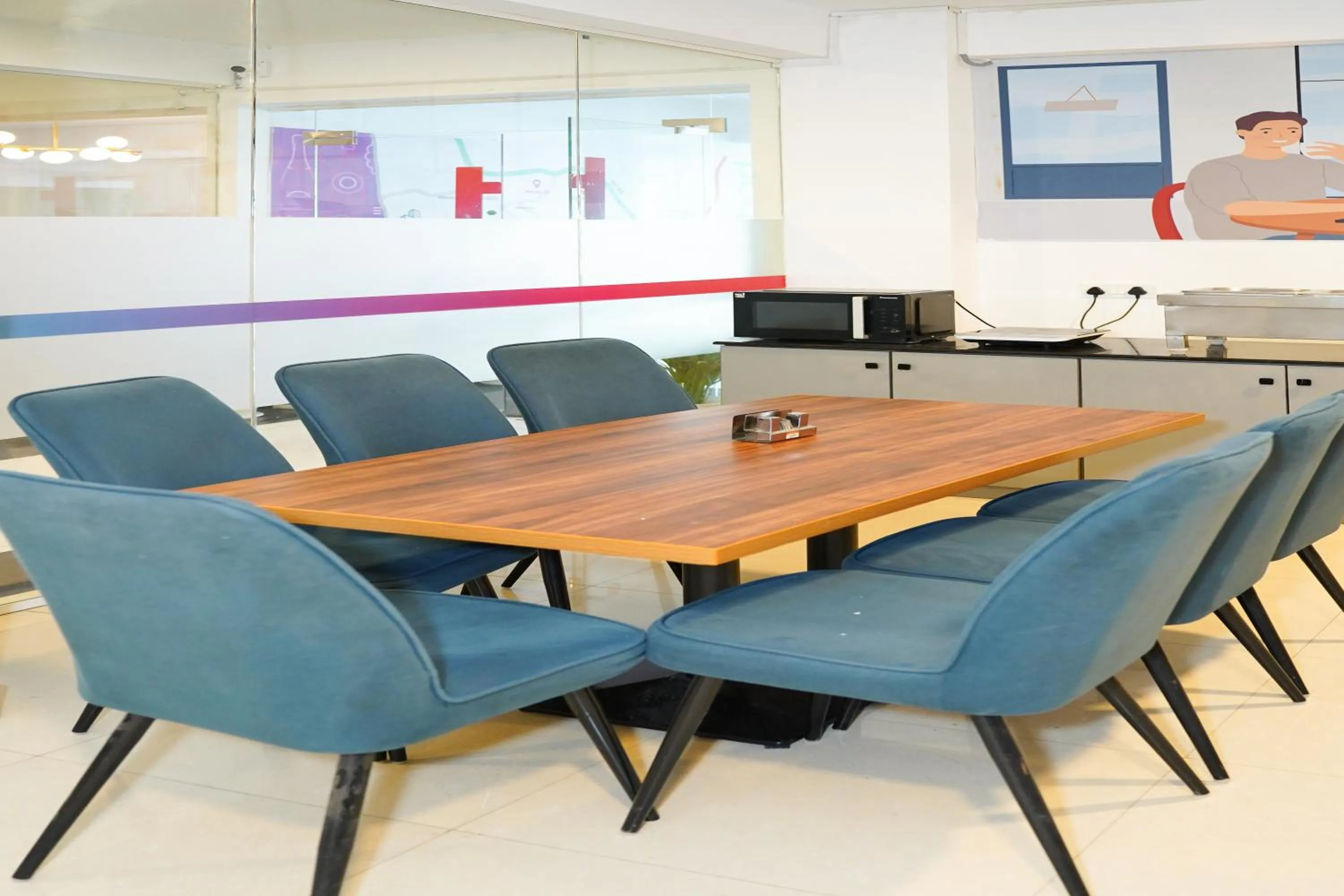 Meeting/conference room in Housr 78 Madhapur Hitech City Near Yashoda Hospital