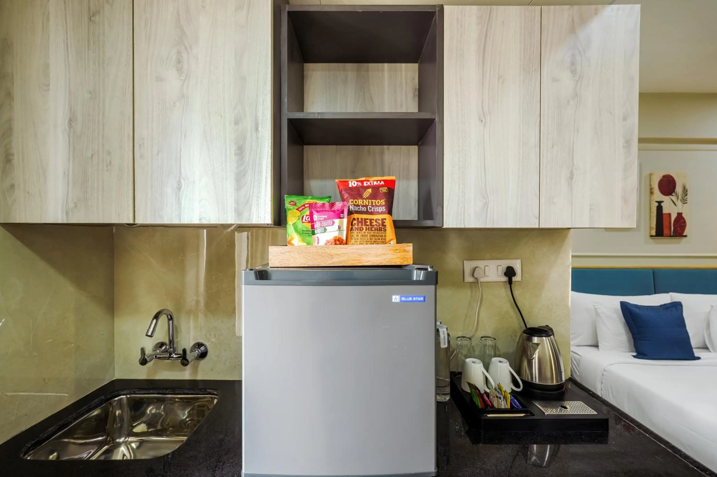 Kitchen or kitchenette in Urban Suites by BluSalzz, Jaipur - Rajasthan