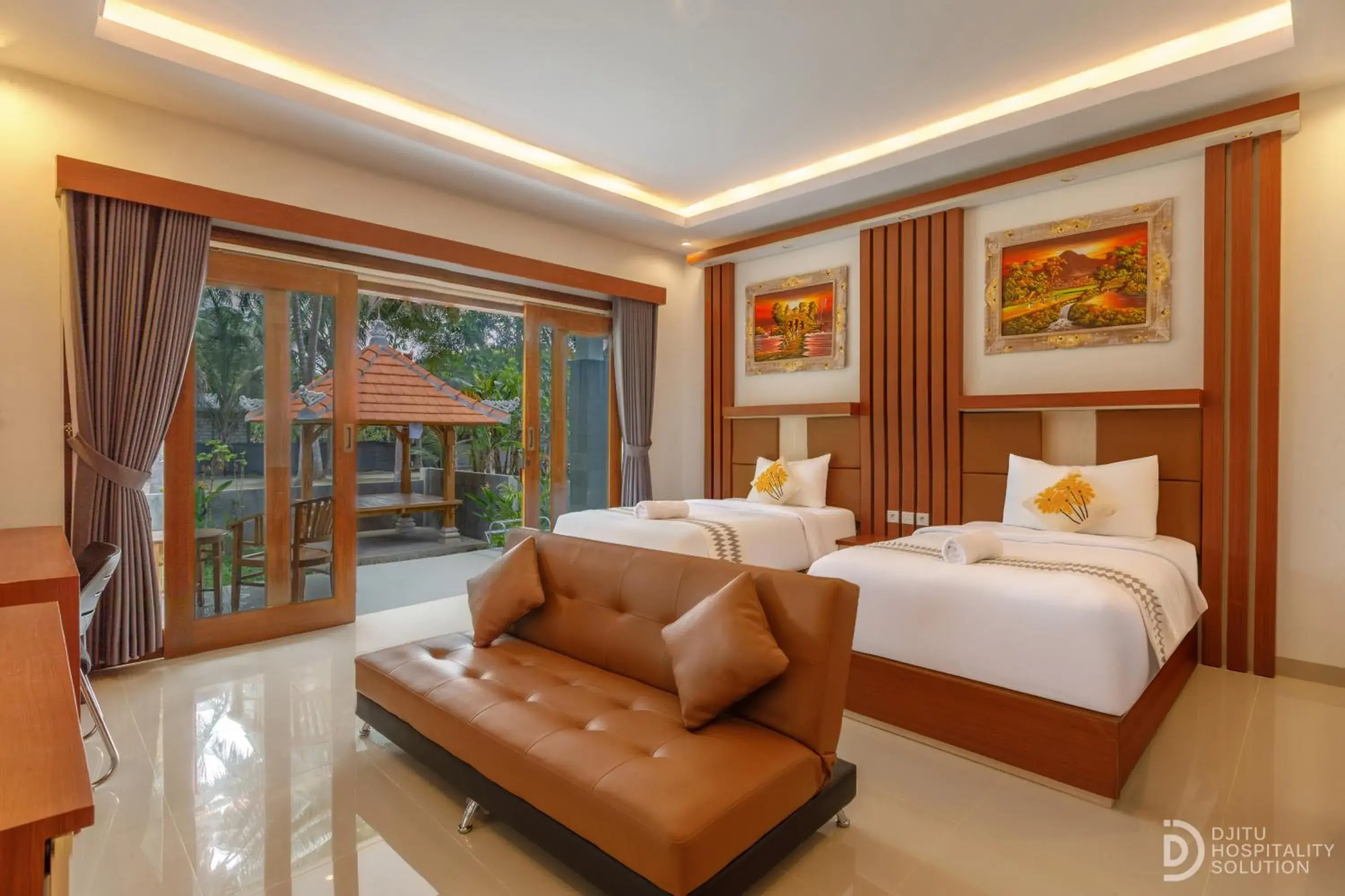 Superior Twin Room with Garden View in Coconut Hill Cottage Superior Twin Room with Garden View in Coconut Hill Cottage