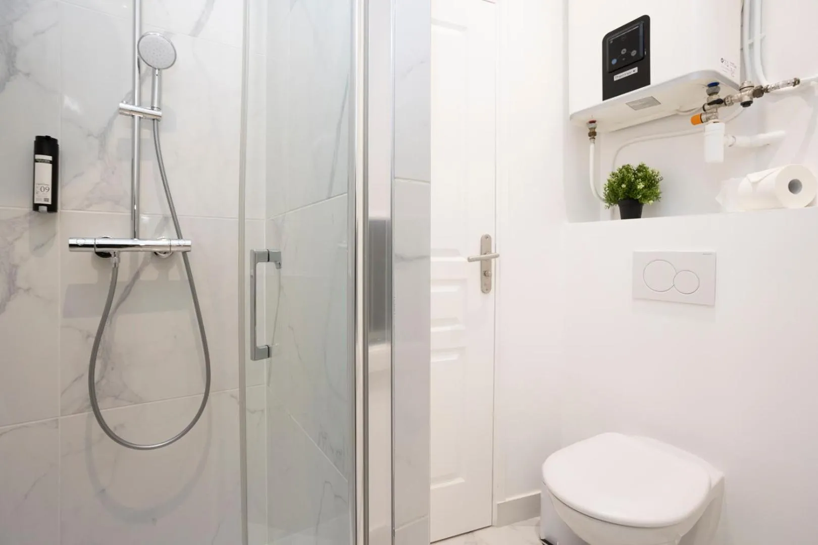 Shower in Reva Suites