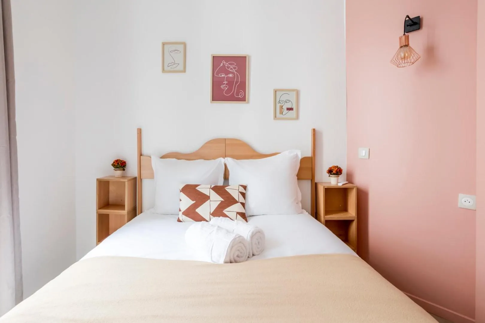 Bed in Reva Suites